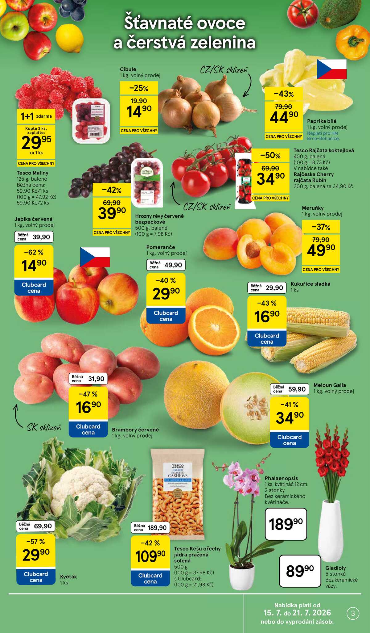 Tesco malé hypermarkety od 15.7. do 21.7.2026 strana 3