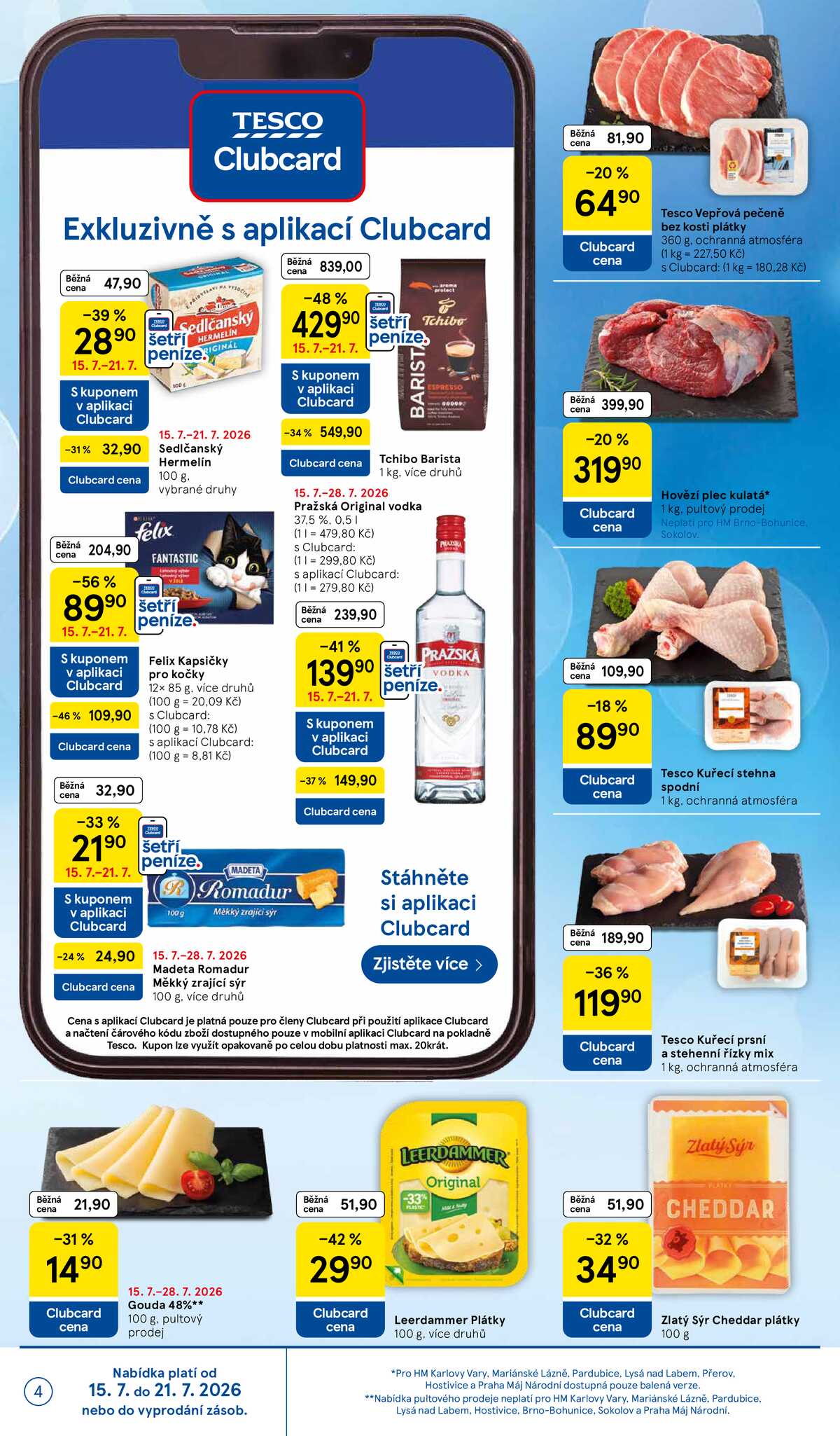 Tesco malé hypermarkety od 15.7. do 21.7.2026 strana 4