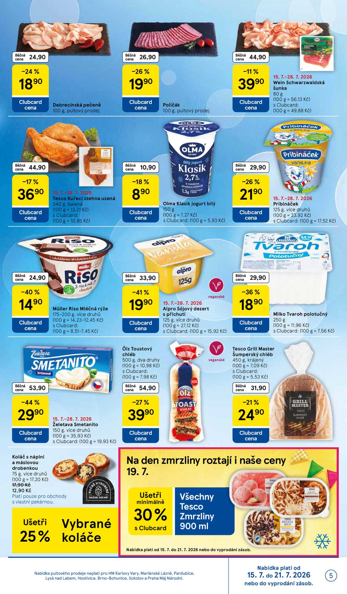 Tesco malé hypermarkety od 15.7. do 21.7.2026 strana 5