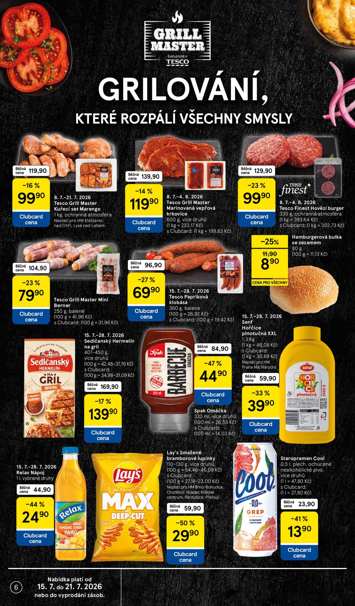 Tesco malé hypermarkety od 15.7. do 21.7.2026 strana 6
