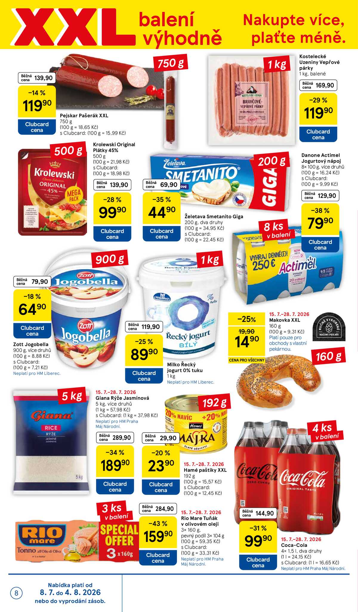Tesco malé hypermarkety od 15.7. do 21.7.2026 strana 8