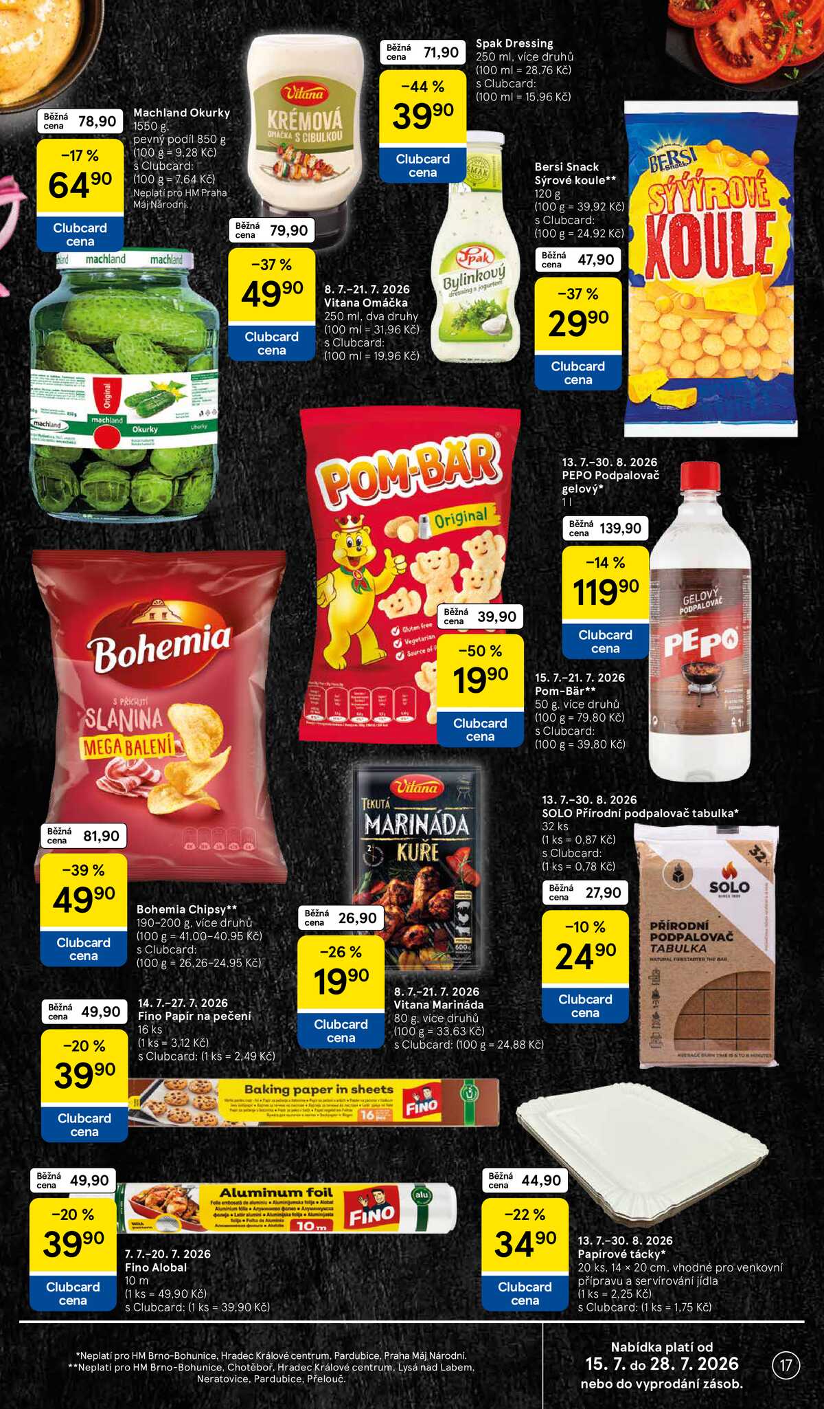 Tesco malé hypermarkety od 15.7. do 21.7.2026 strana 17