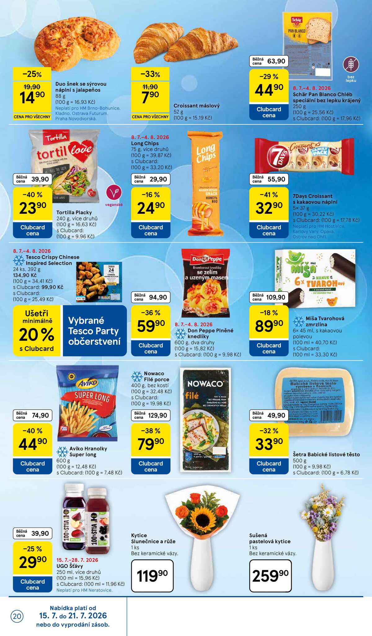 Tesco malé hypermarkety od 15.7. do 21.7.2026 strana 20