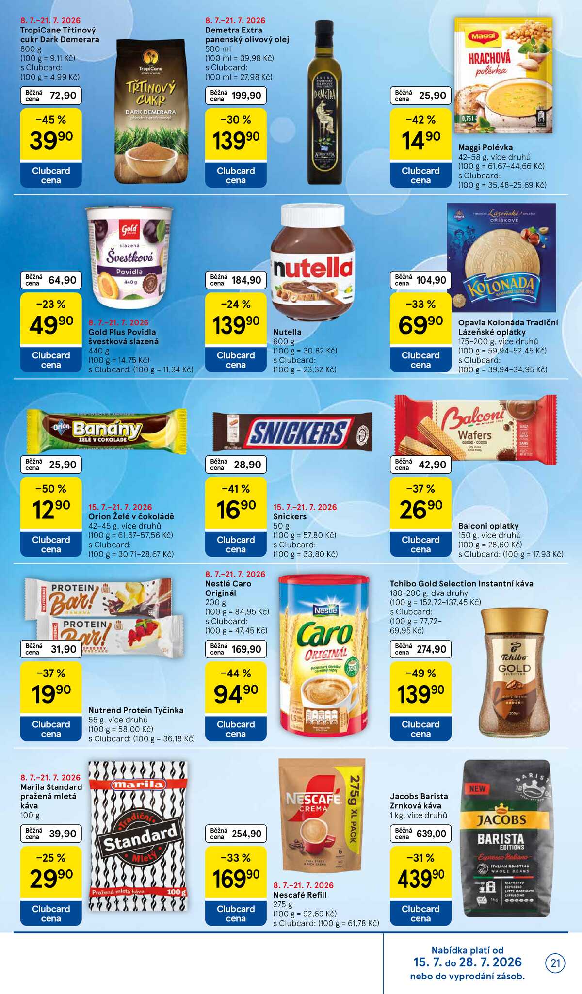 Tesco malé hypermarkety od 15.7. do 21.7.2026 strana 21