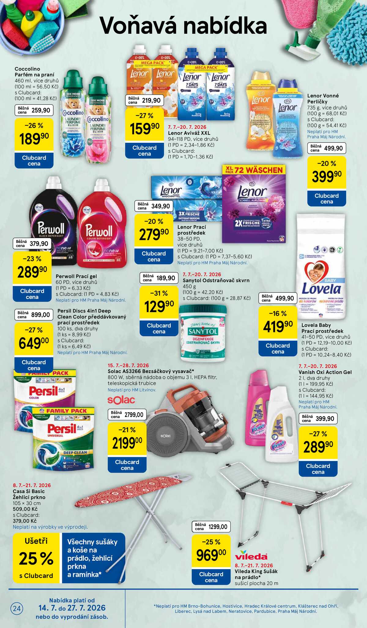 Tesco malé hypermarkety od 15.7. do 21.7.2026 strana 24