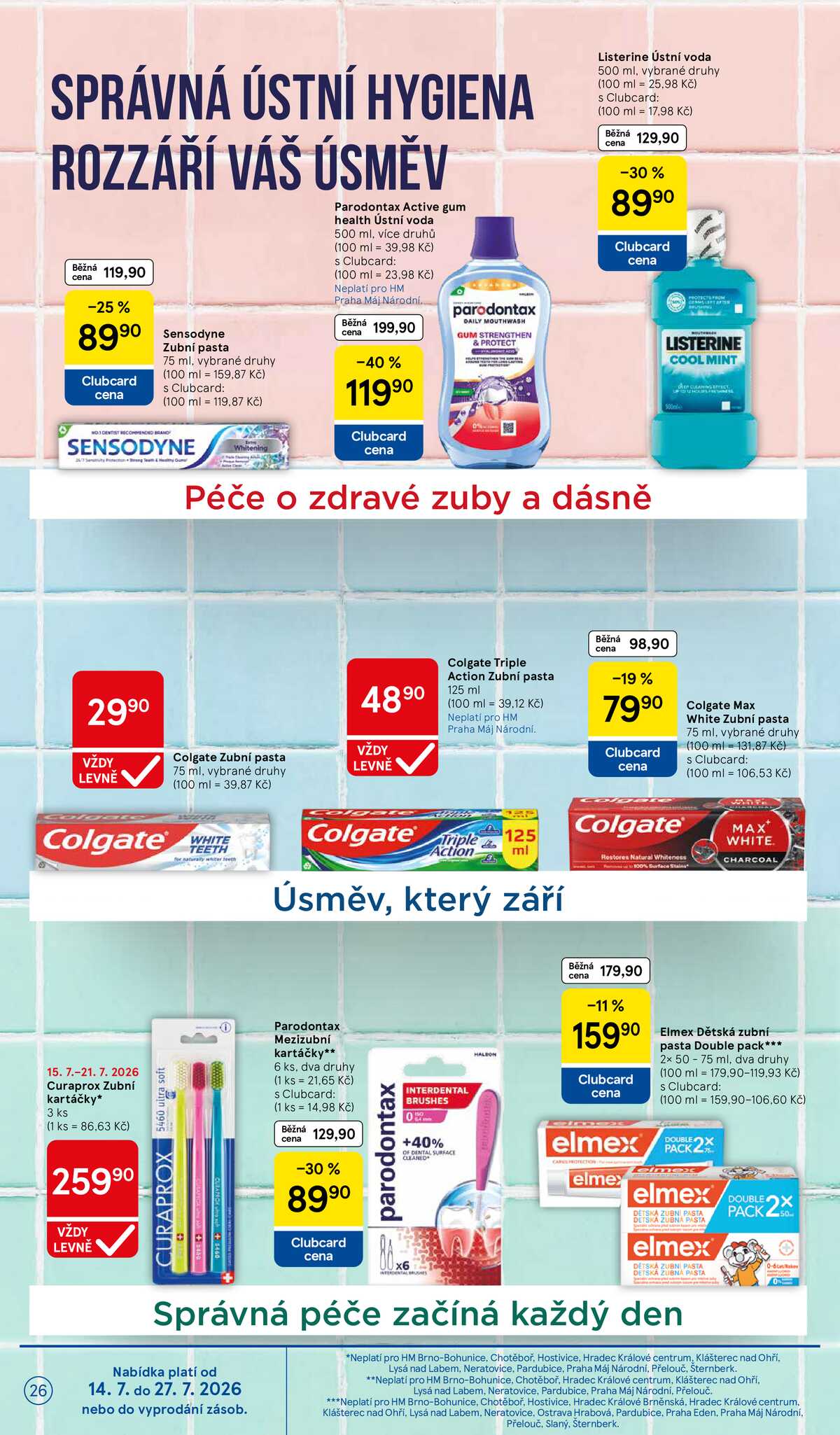 Tesco malé hypermarkety od 15.7. do 21.7.2026 strana 26