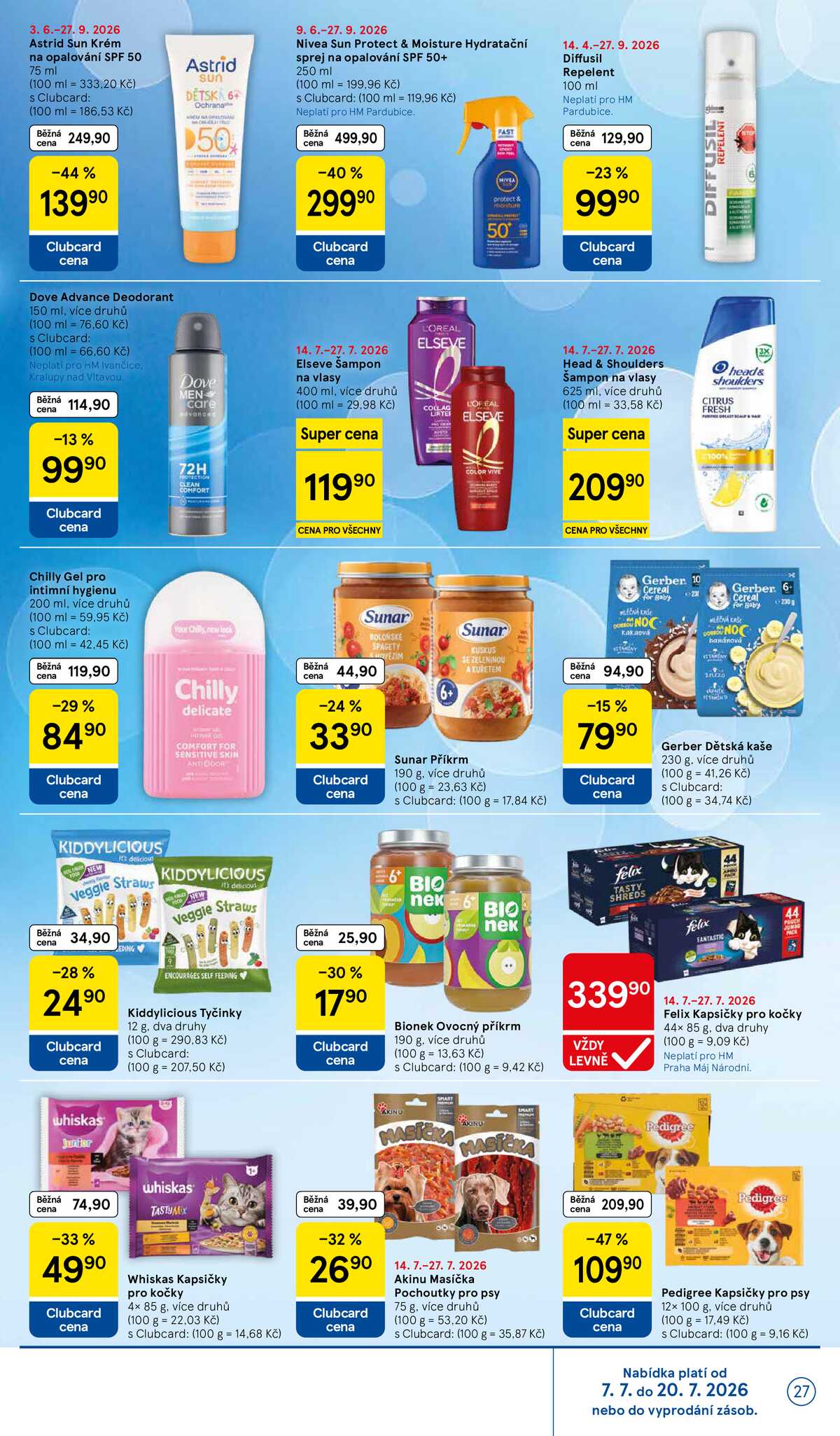 Tesco malé hypermarkety od 15.7. do 21.7.2026 strana 27