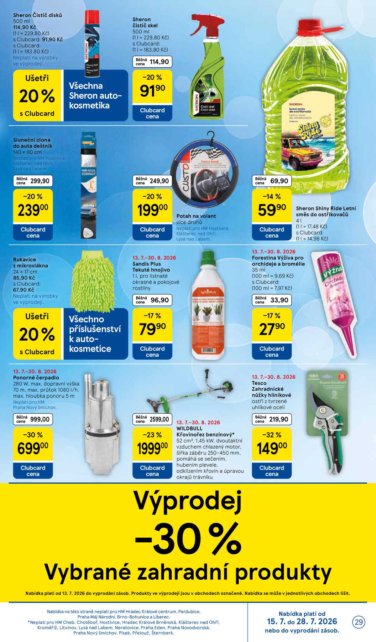 Tesco malé hypermarkety od 15.7. do 21.7.2026 strana 29