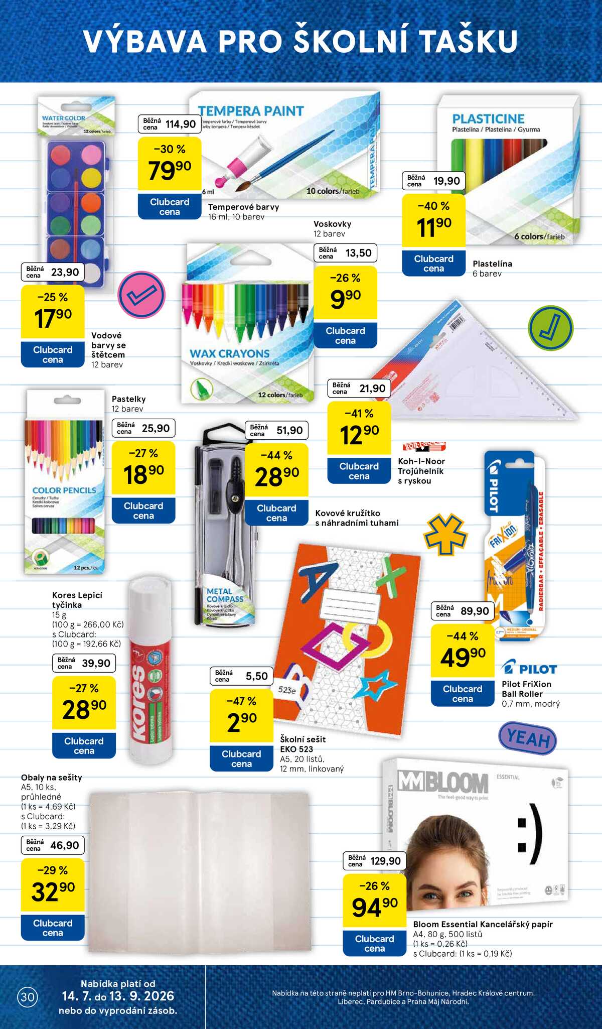 Tesco malé hypermarkety od 15.7. do 21.7.2026 strana 30