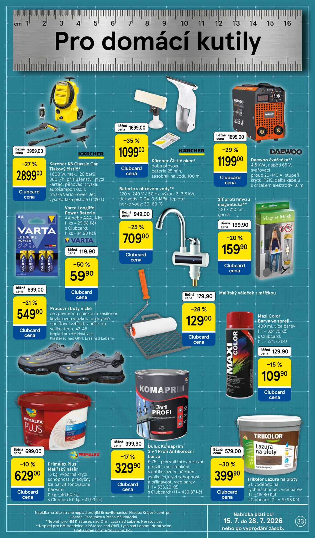 Tesco malé hypermarkety od 15.7. do 21.7.2026 strana 33