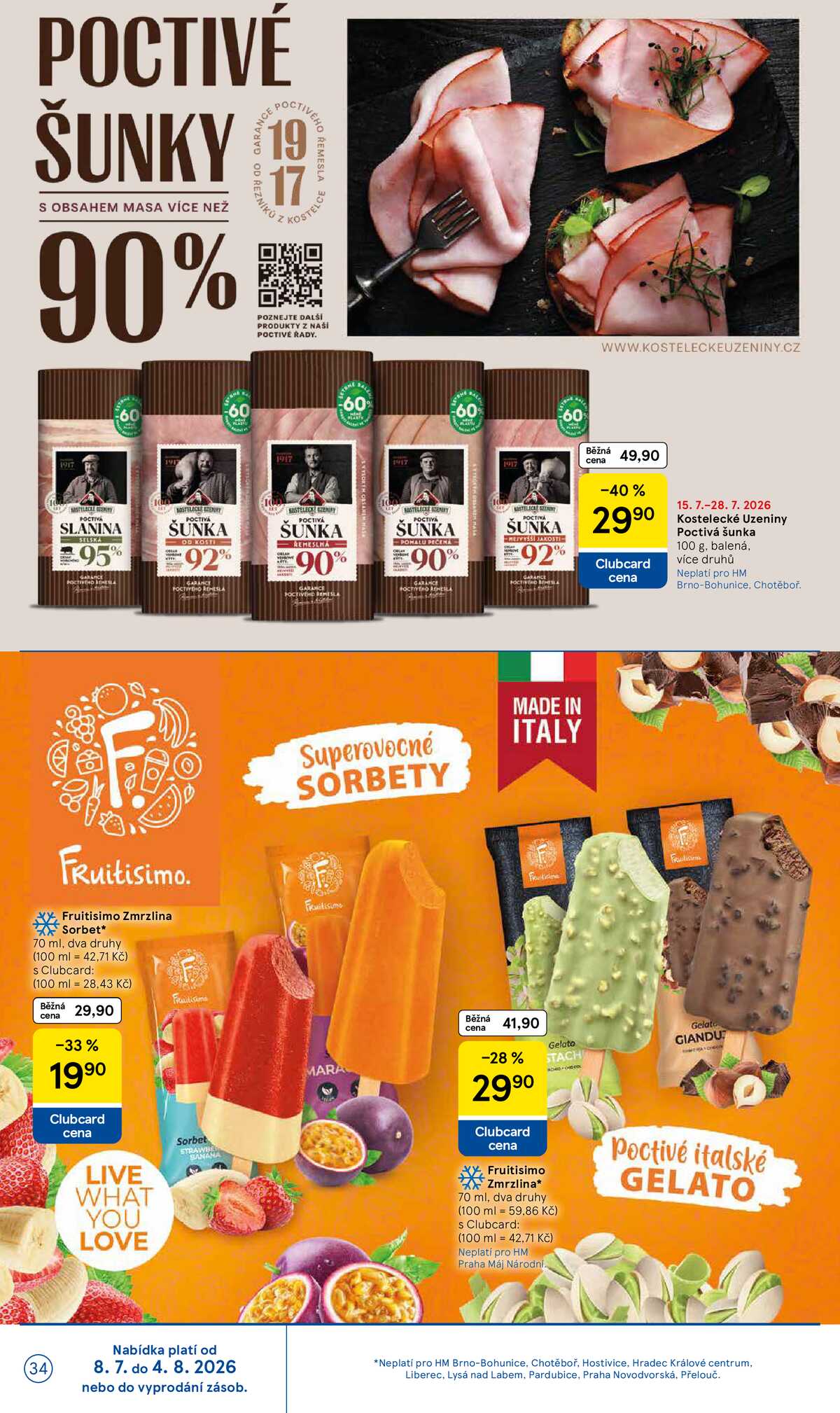 Tesco malé hypermarkety od 15.7. do 21.7.2026 strana 34