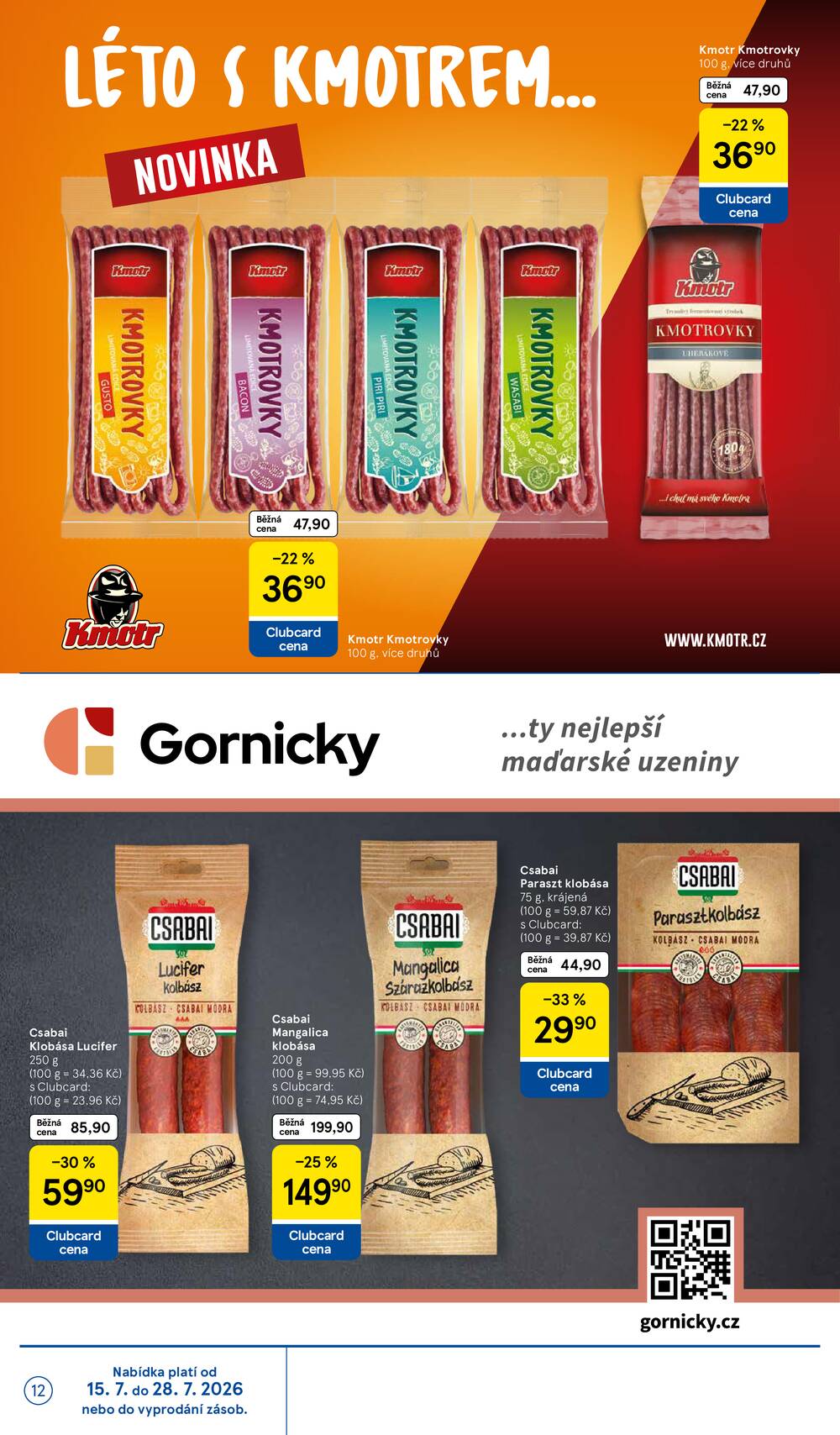 Tesco malé hypermarkety od 15.7. do 21.7.2026