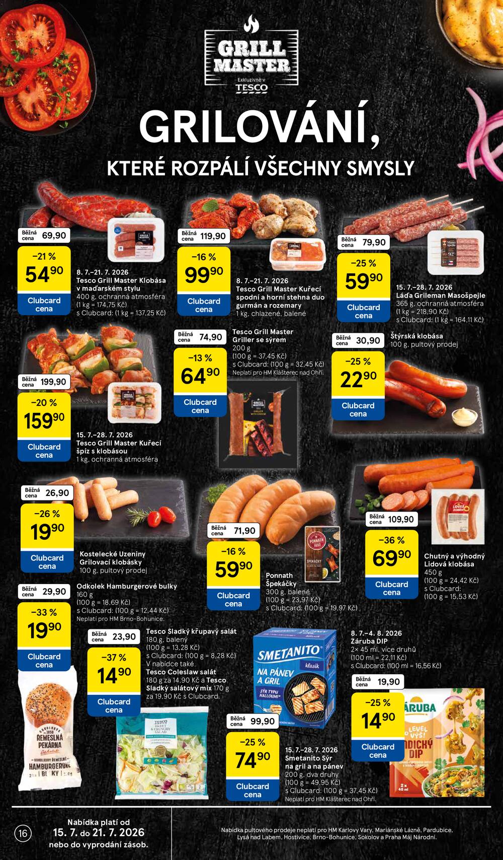 Tesco malé hypermarkety od 15.7. do 21.7.2026
