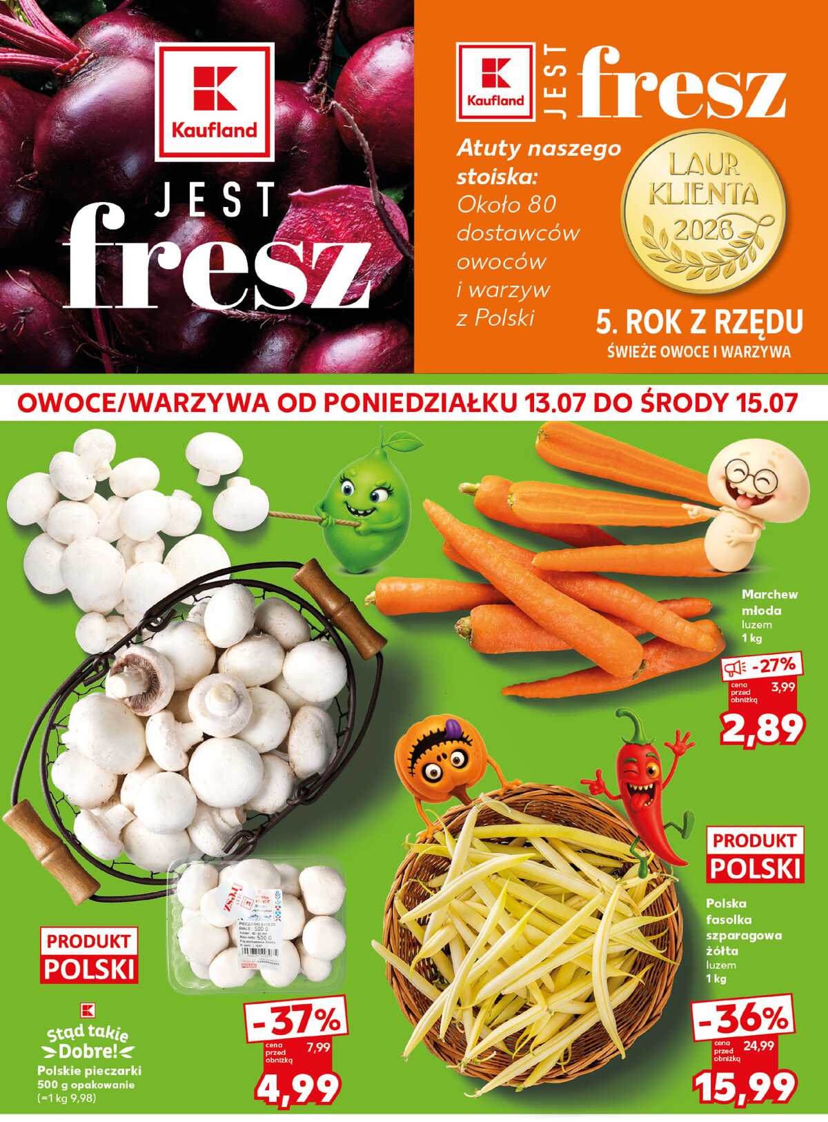 Leták Kaufland Polsko 13.7.-15.7.2026 - Silný start strana 2