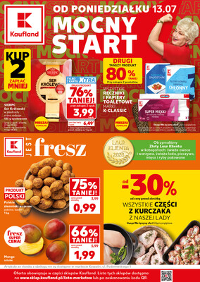 Leták Kaufland Polsko 13.7.-15.7.2026 - Silný start