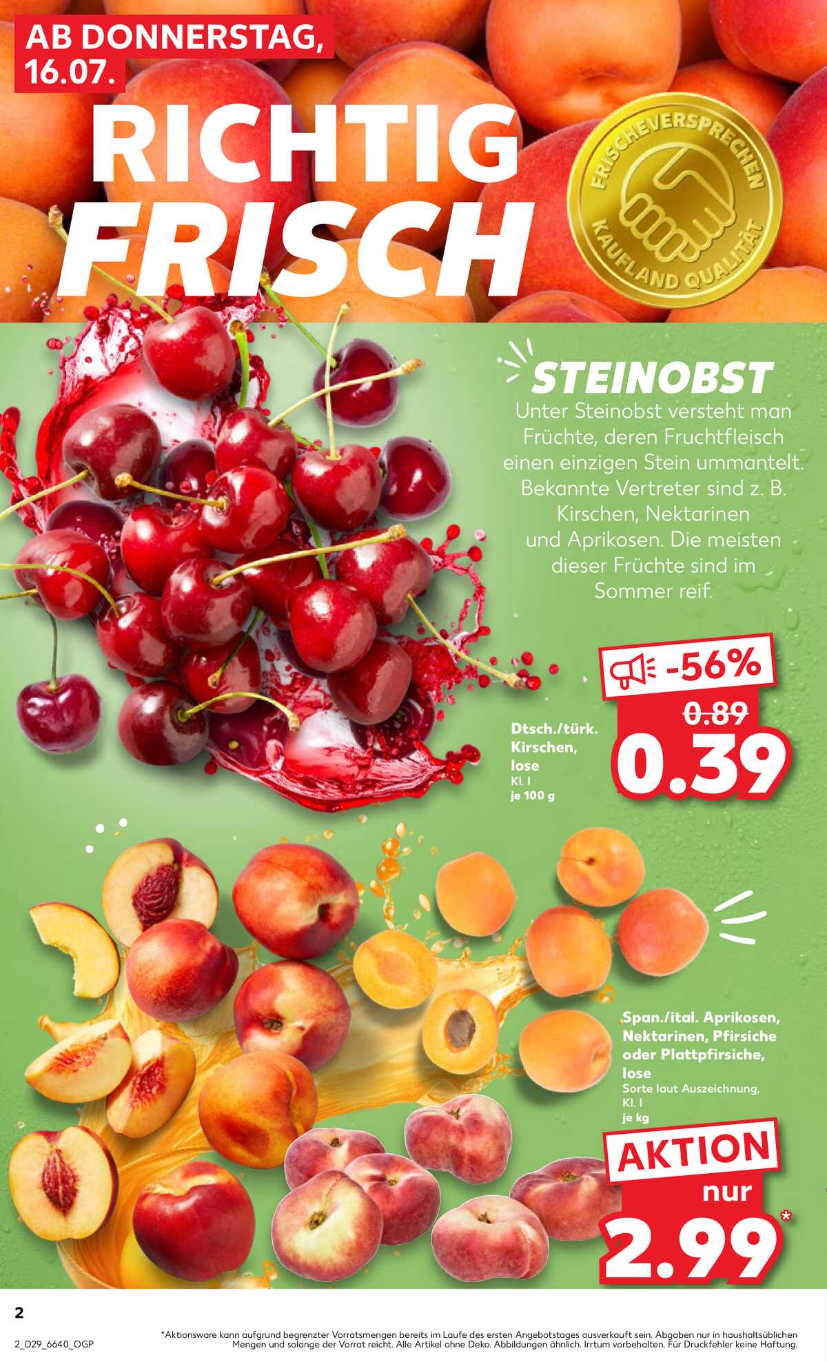 Leták Kaufland Německo 16.7.-22.7.2026 strana 2