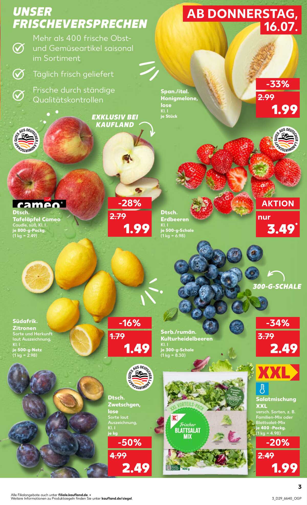 Leták Kaufland Německo 16.7.-22.7.2026 strana 3