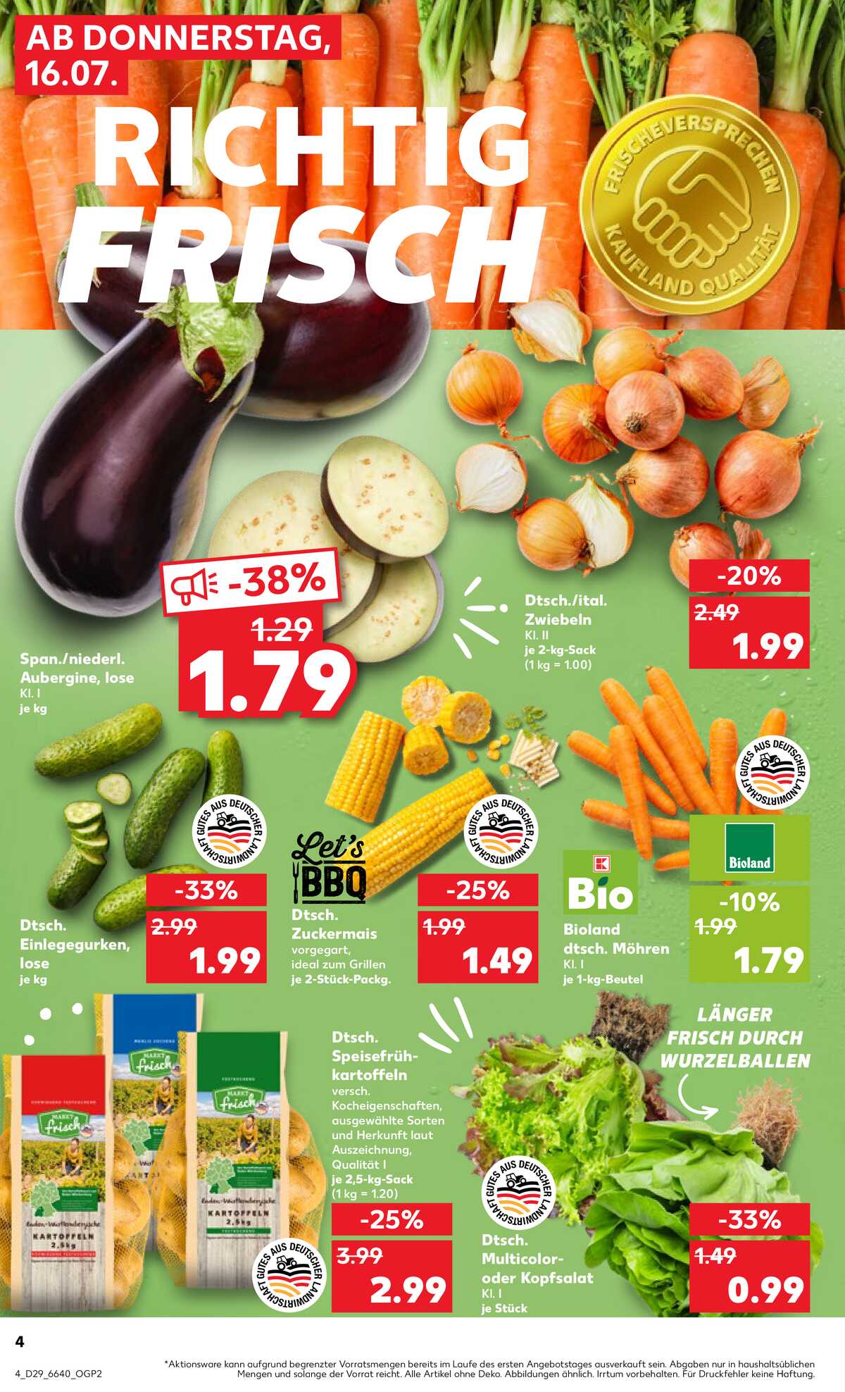 Leták Kaufland Německo 16.7.-22.7.2026 strana 4