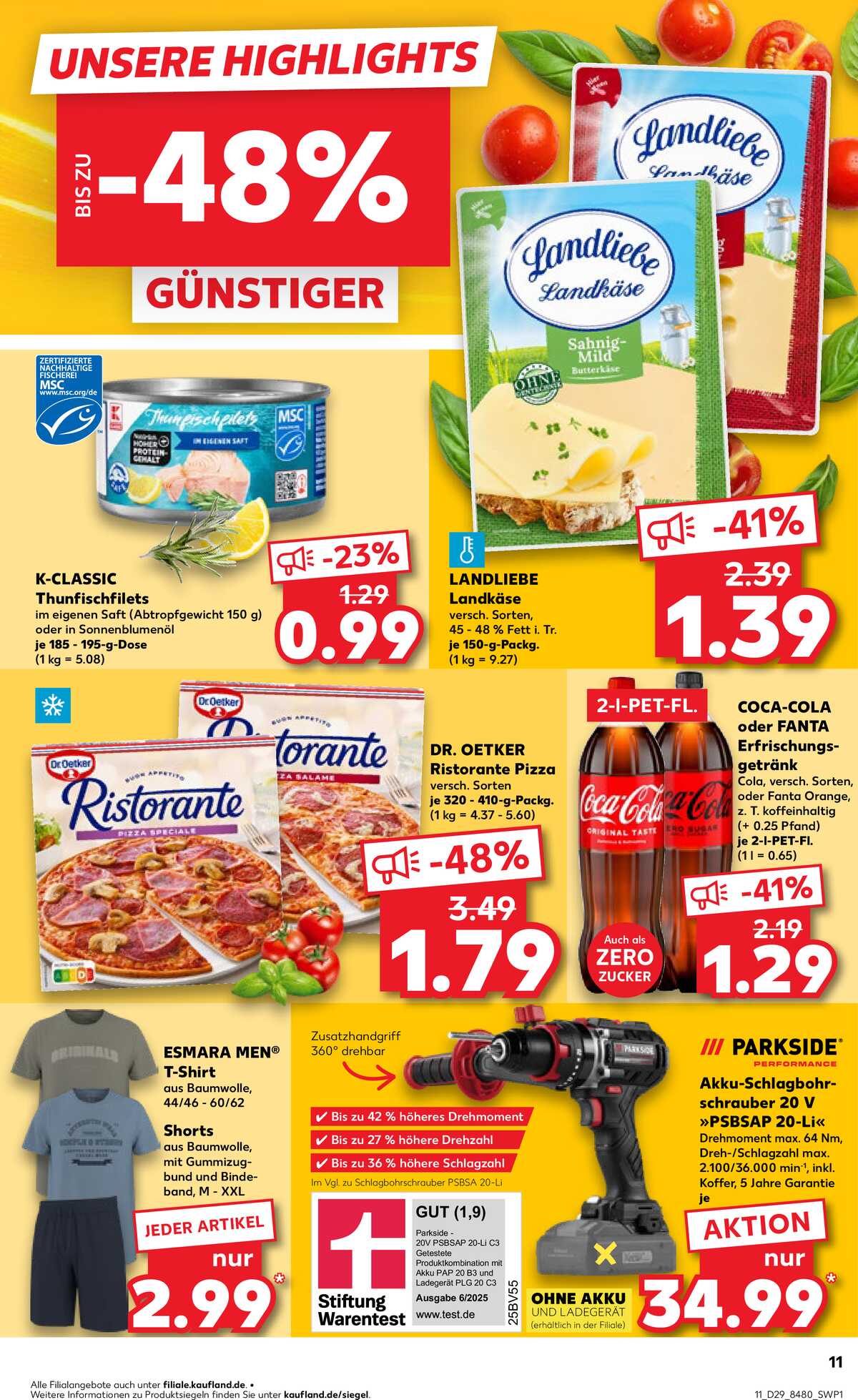 Leták Kaufland Německo 16.7.-22.7.2026 strana 11