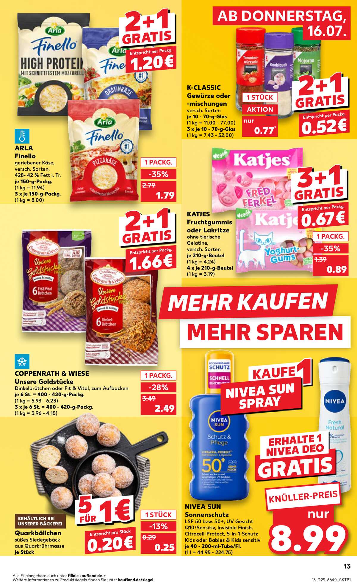 Leták Kaufland Německo 16.7.-22.7.2026 strana 13