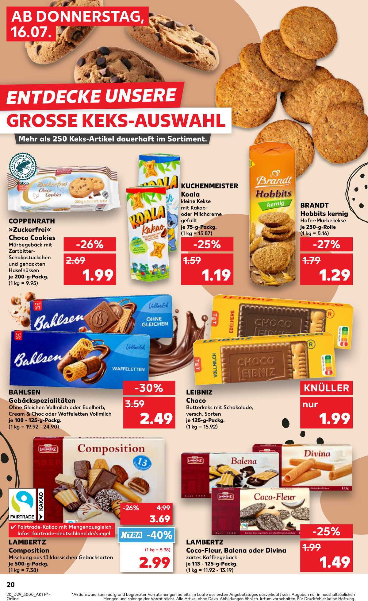 Leták Kaufland Německo 16.7.-22.7.2026 strana 20