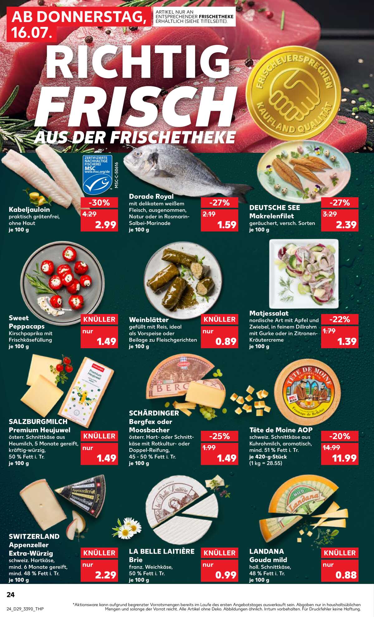 Leták Kaufland Německo 16.7.-22.7.2026 strana 24