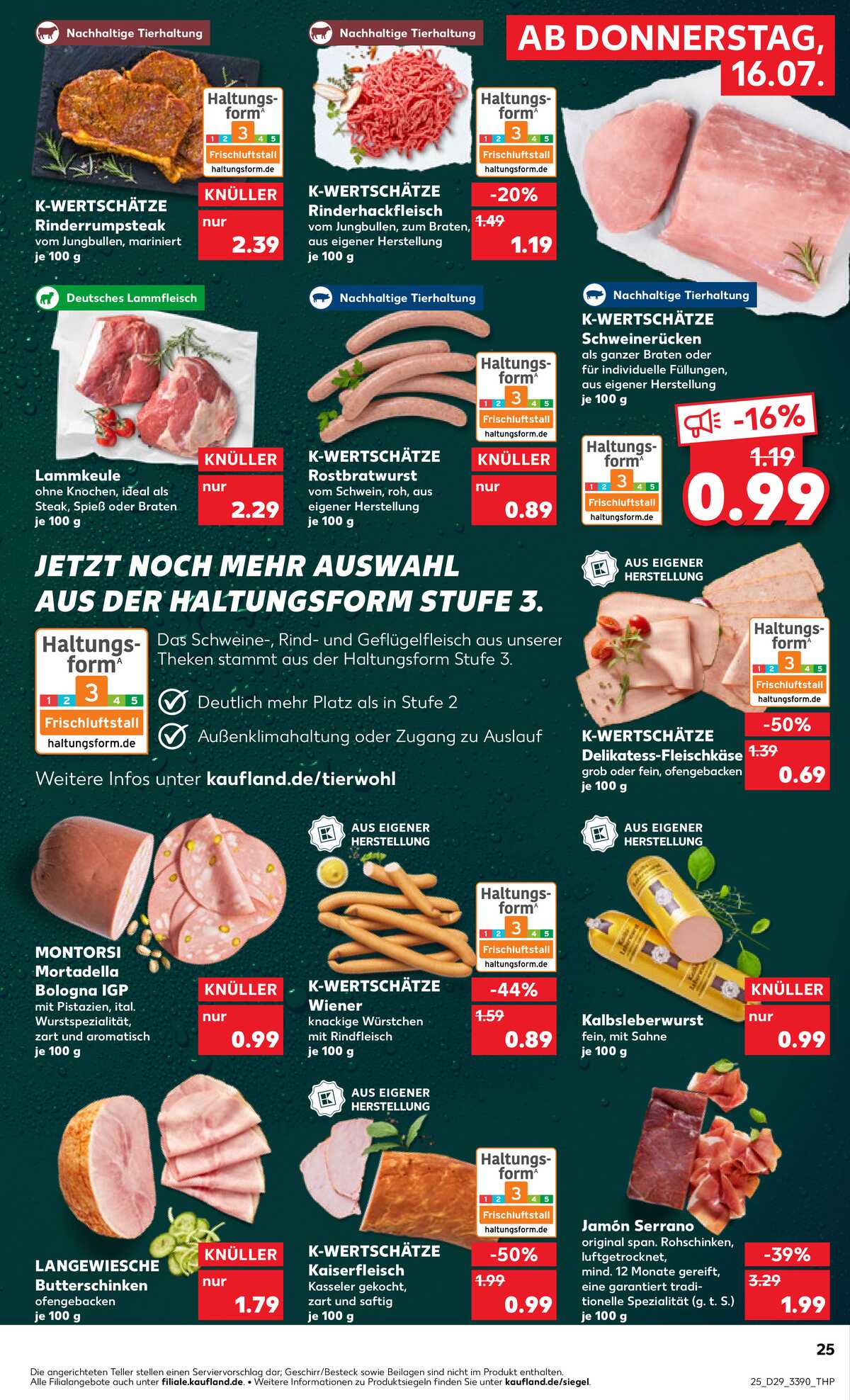 Leták Kaufland Německo 16.7.-22.7.2026 strana 25