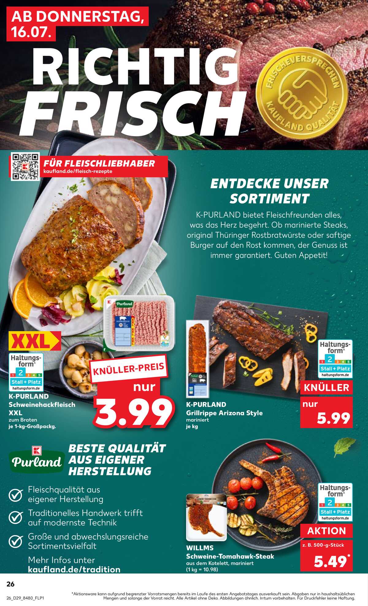 Leták Kaufland Německo 16.7.-22.7.2026 strana 26