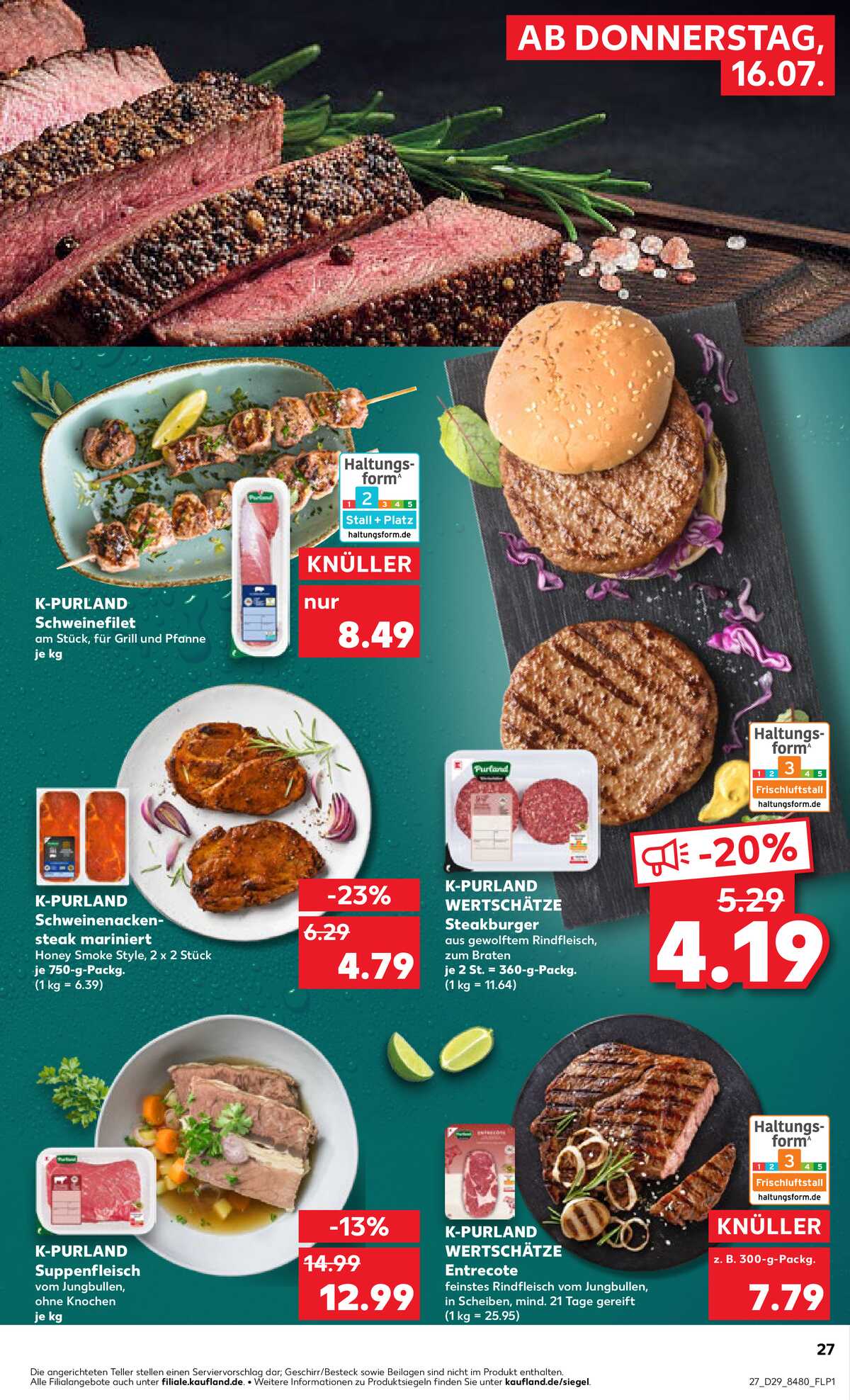 Leták Kaufland Německo 16.7.-22.7.2026 strana 27