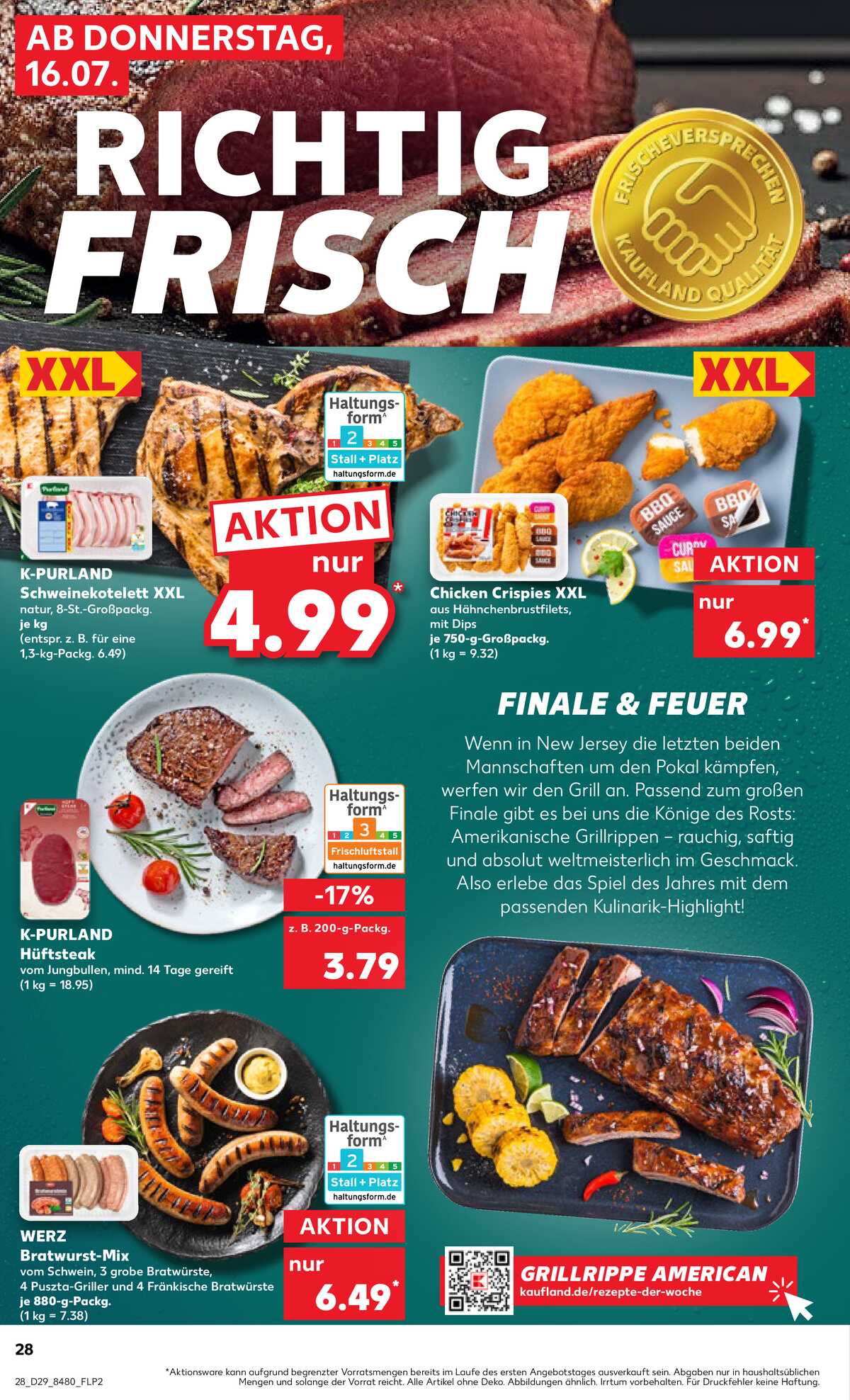 Leták Kaufland Německo 16.7.-22.7.2026 strana 28