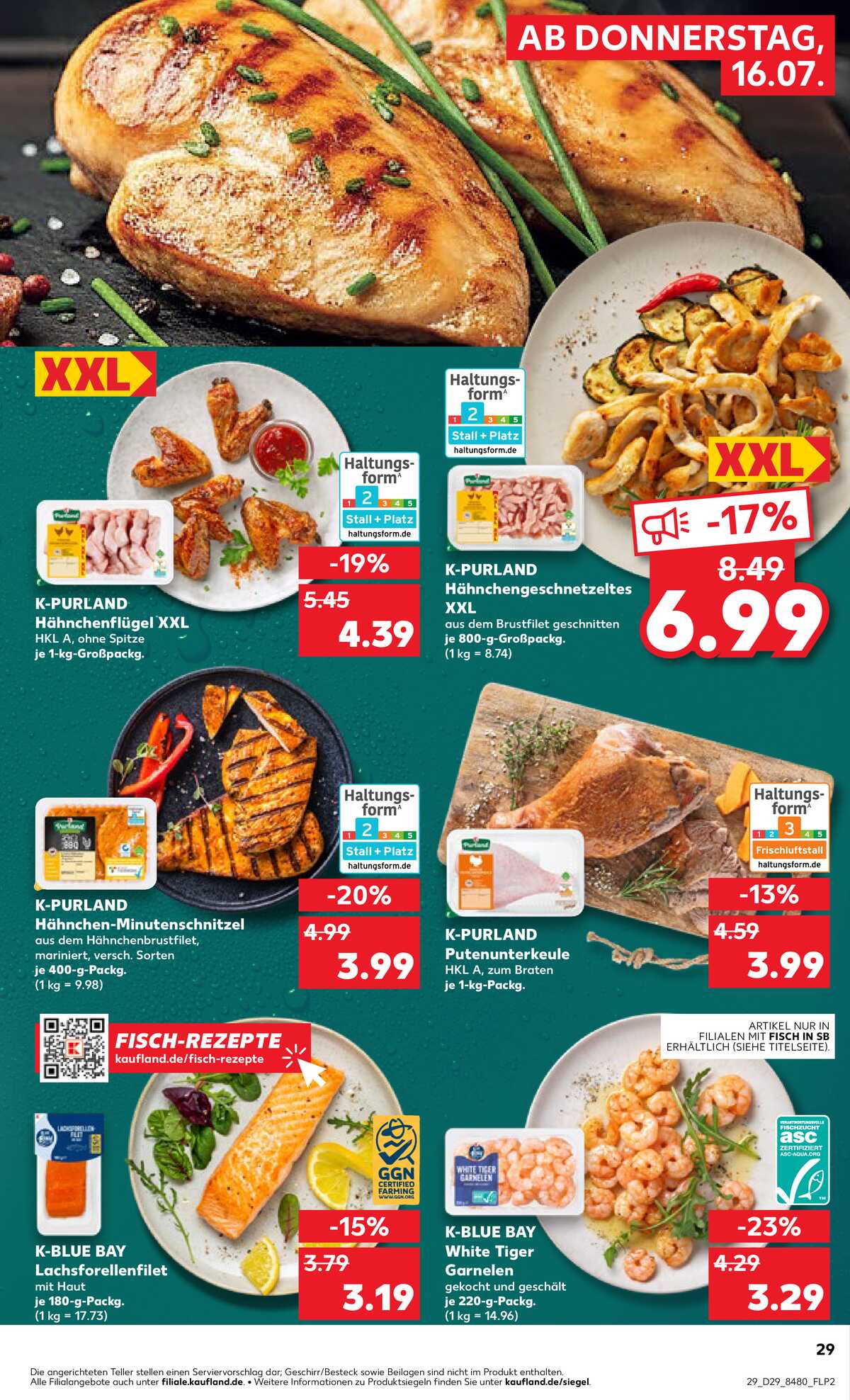 Leták Kaufland Německo 16.7.-22.7.2026 strana 29