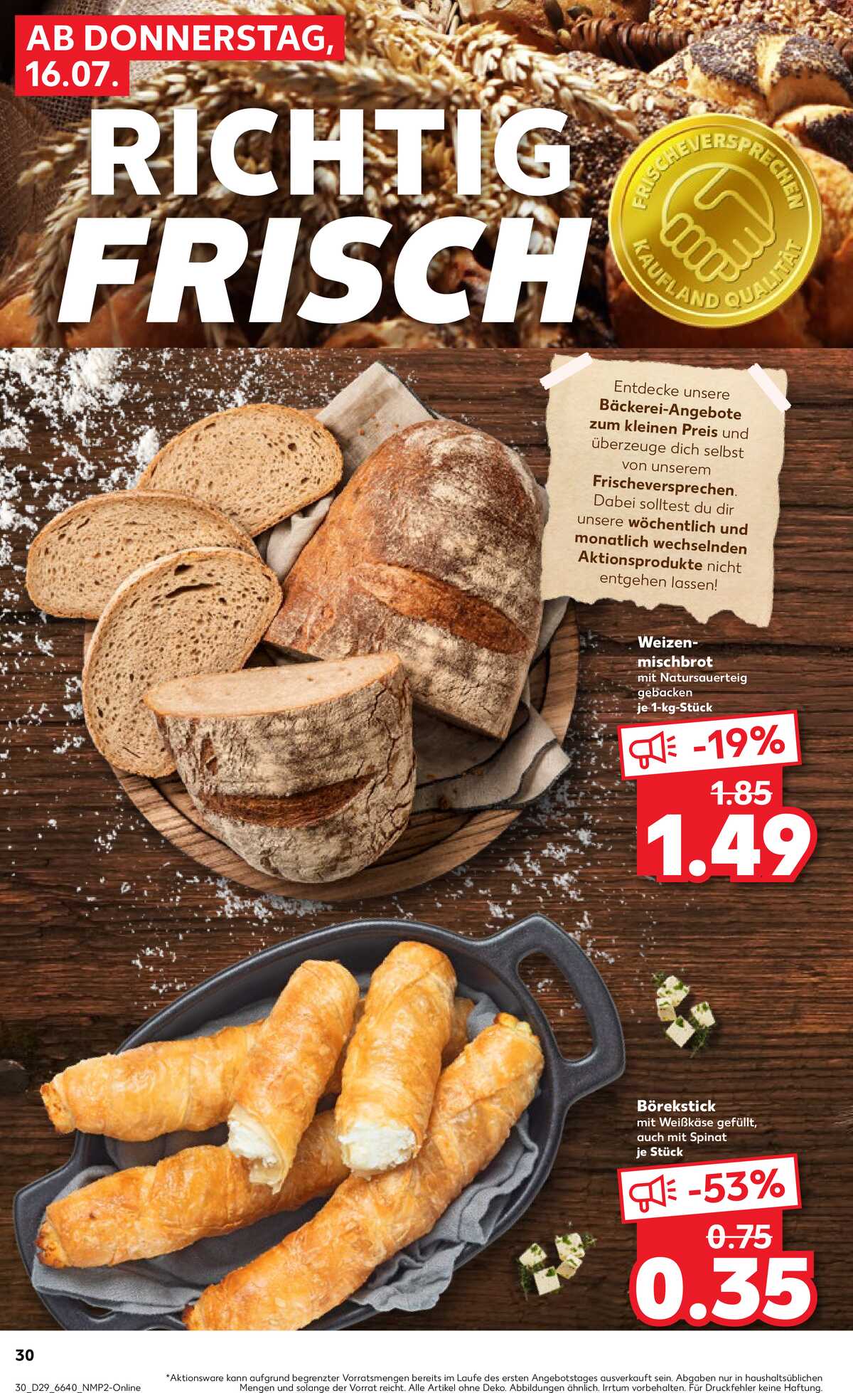 Leták Kaufland Německo 16.7.-22.7.2026 strana 30