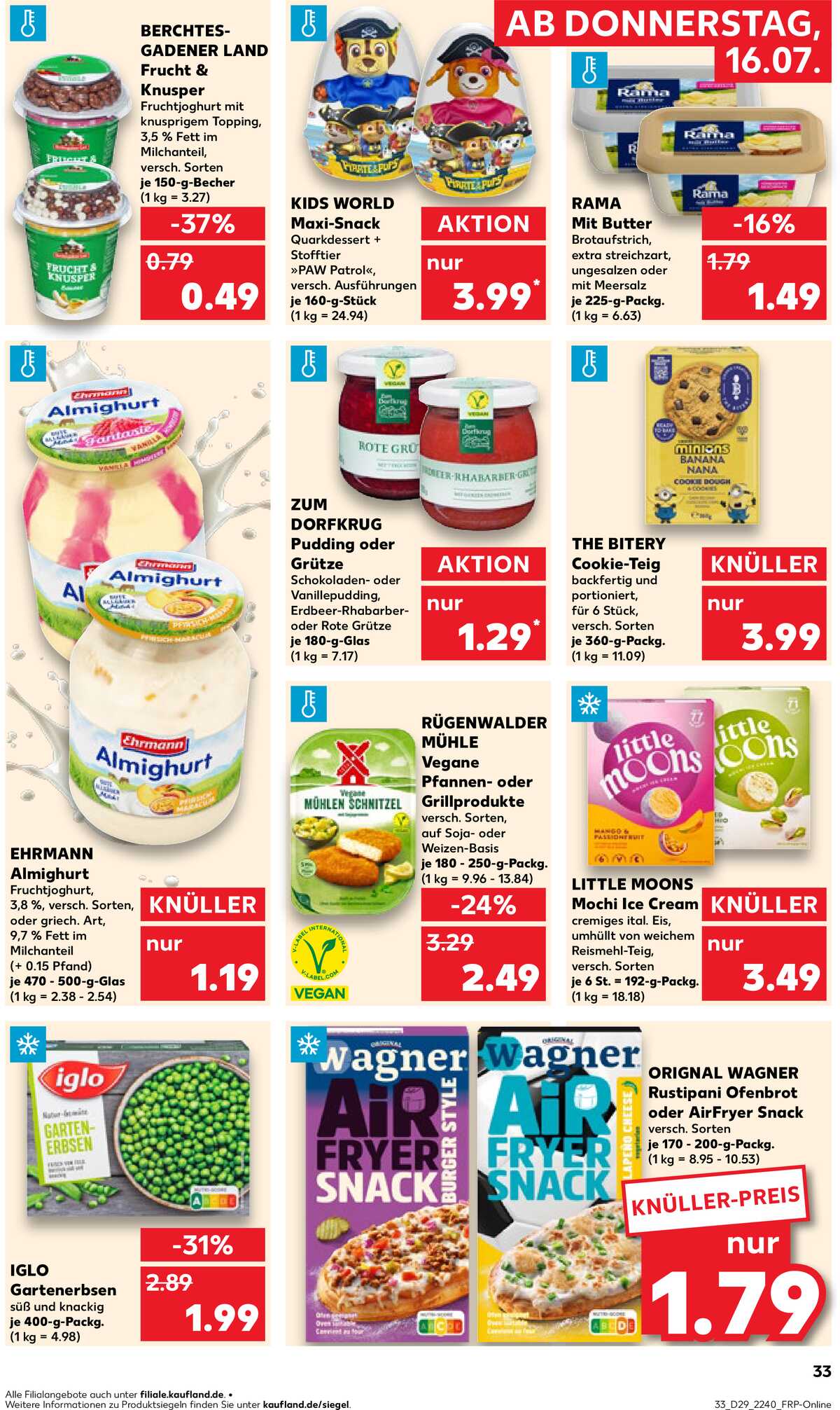 Leták Kaufland Německo 16.7.-22.7.2026 strana 33