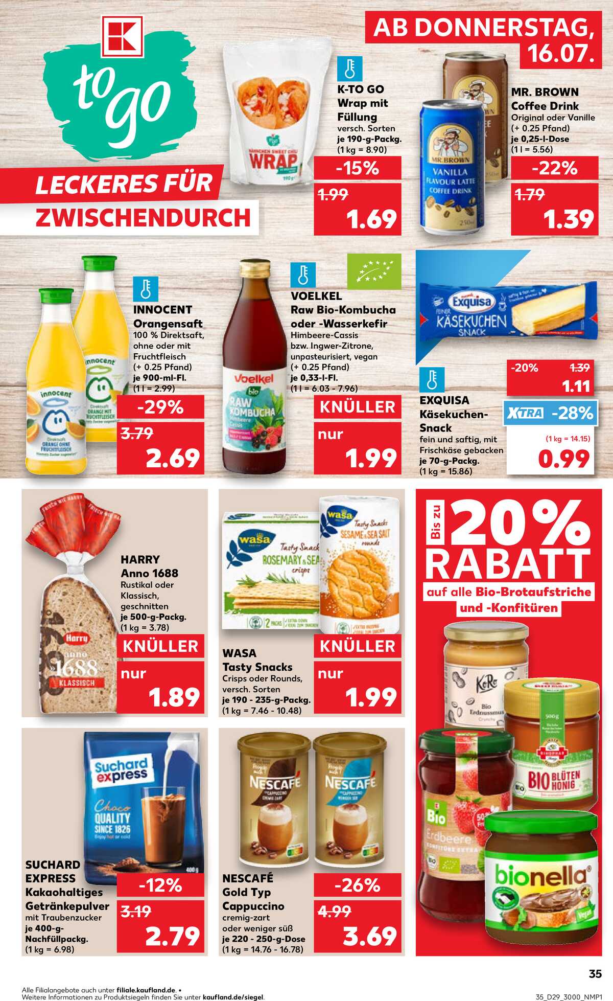 Leták Kaufland Německo 16.7.-22.7.2026 strana 35