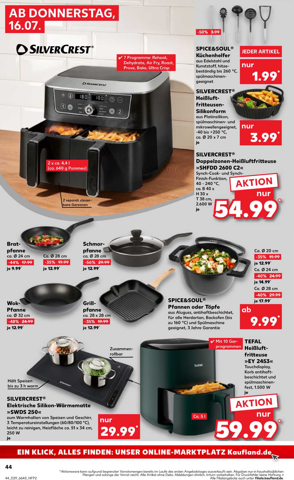 Leták Kaufland Německo 16.7.-22.7.2026 strana 44