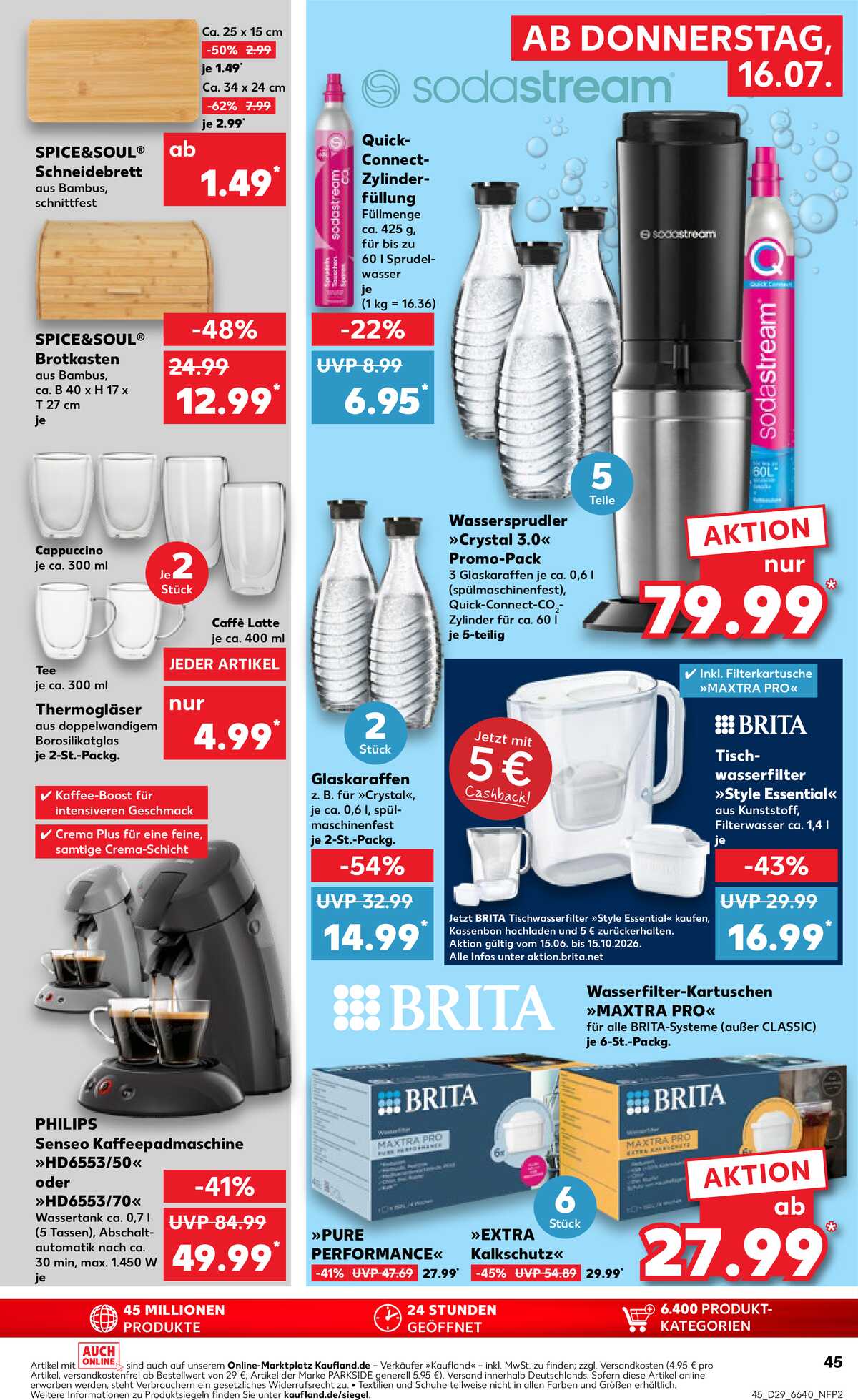 Leták Kaufland Německo 16.7.-22.7.2026 strana 45