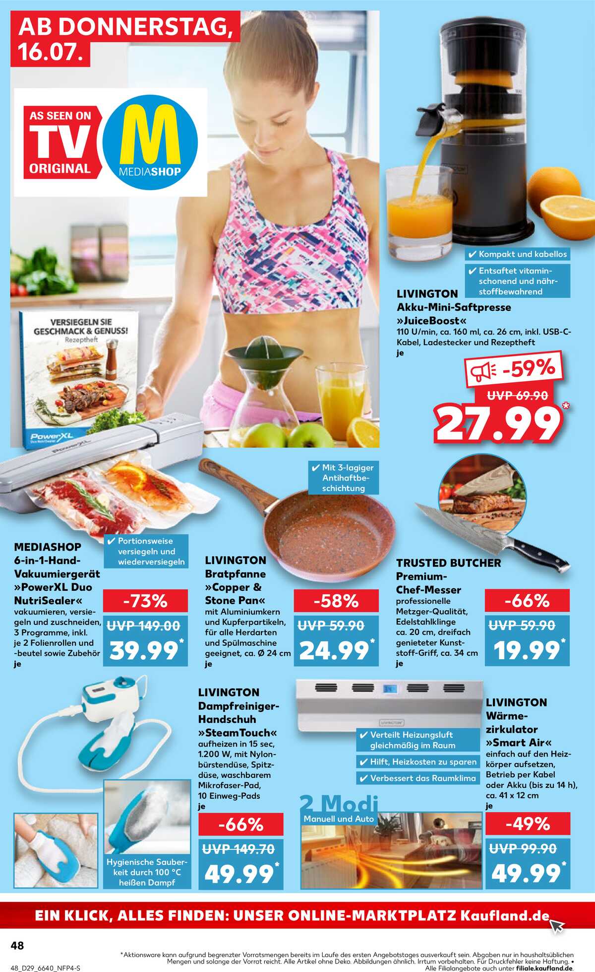 Leták Kaufland Německo 16.7.-22.7.2026 strana 48