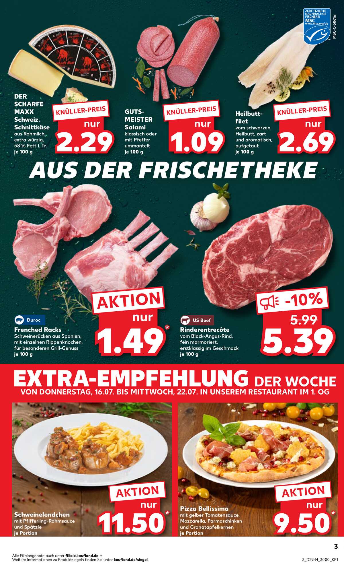 Leták Kaufland Německo 16.7.-22.7.2026 strana 3