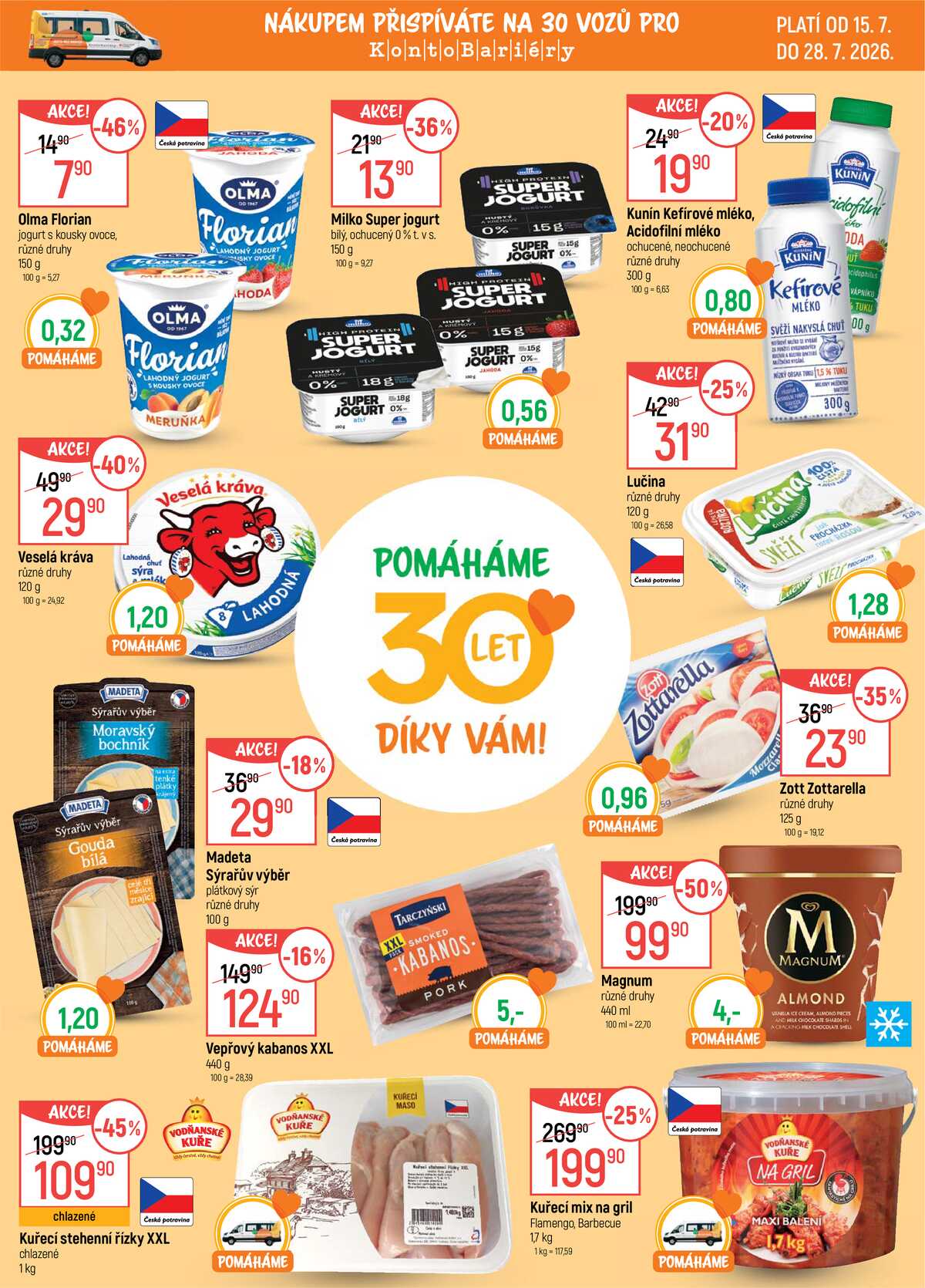 Akční leták Globus 15.7. - 28.7.2026 - Globus Praha - Centrum Černý Most strana 1