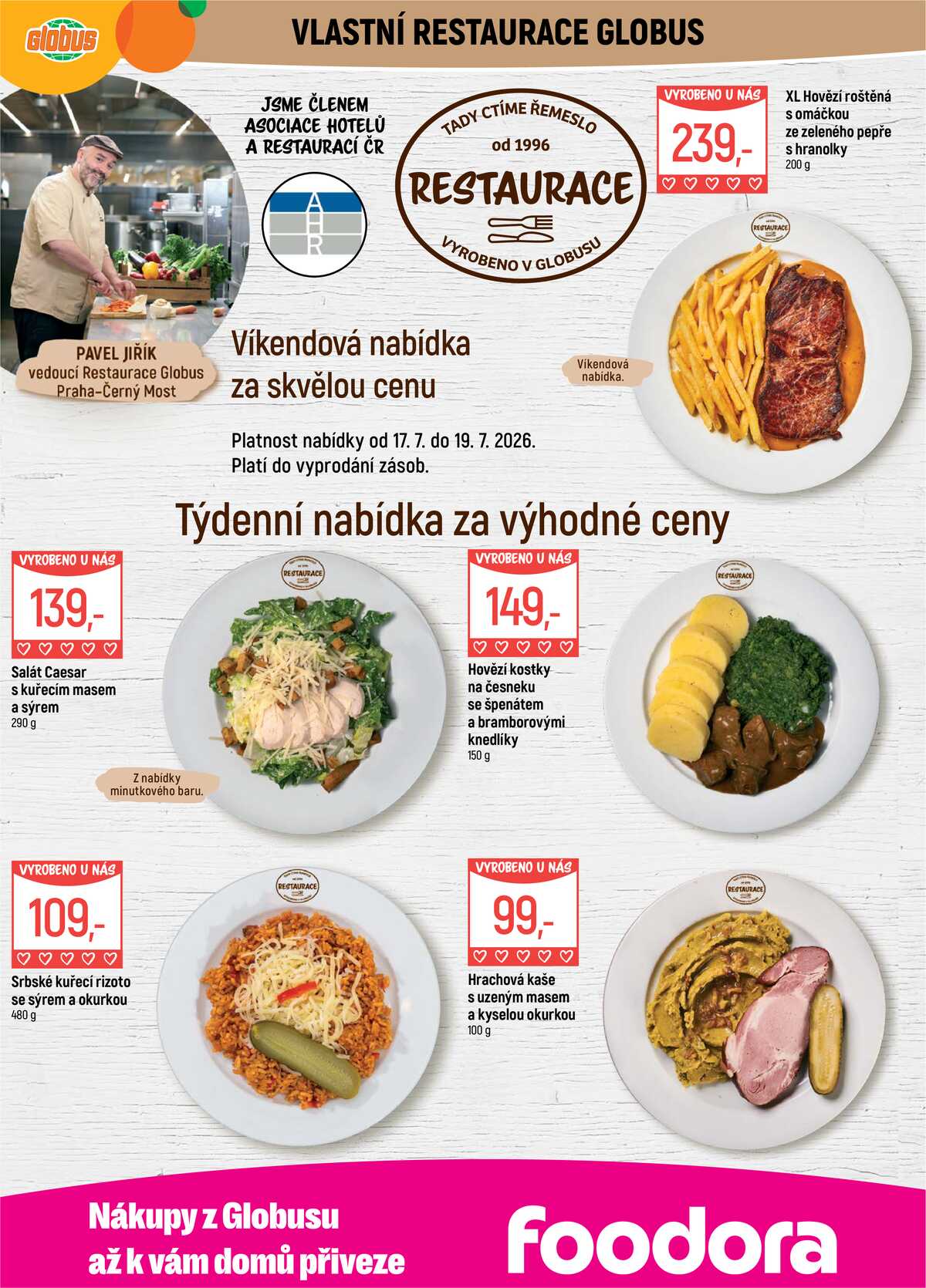 Akční leták Globus 15.7. - 21.7.2026 - Globus Praha - Centrum Černý Most strana 7
