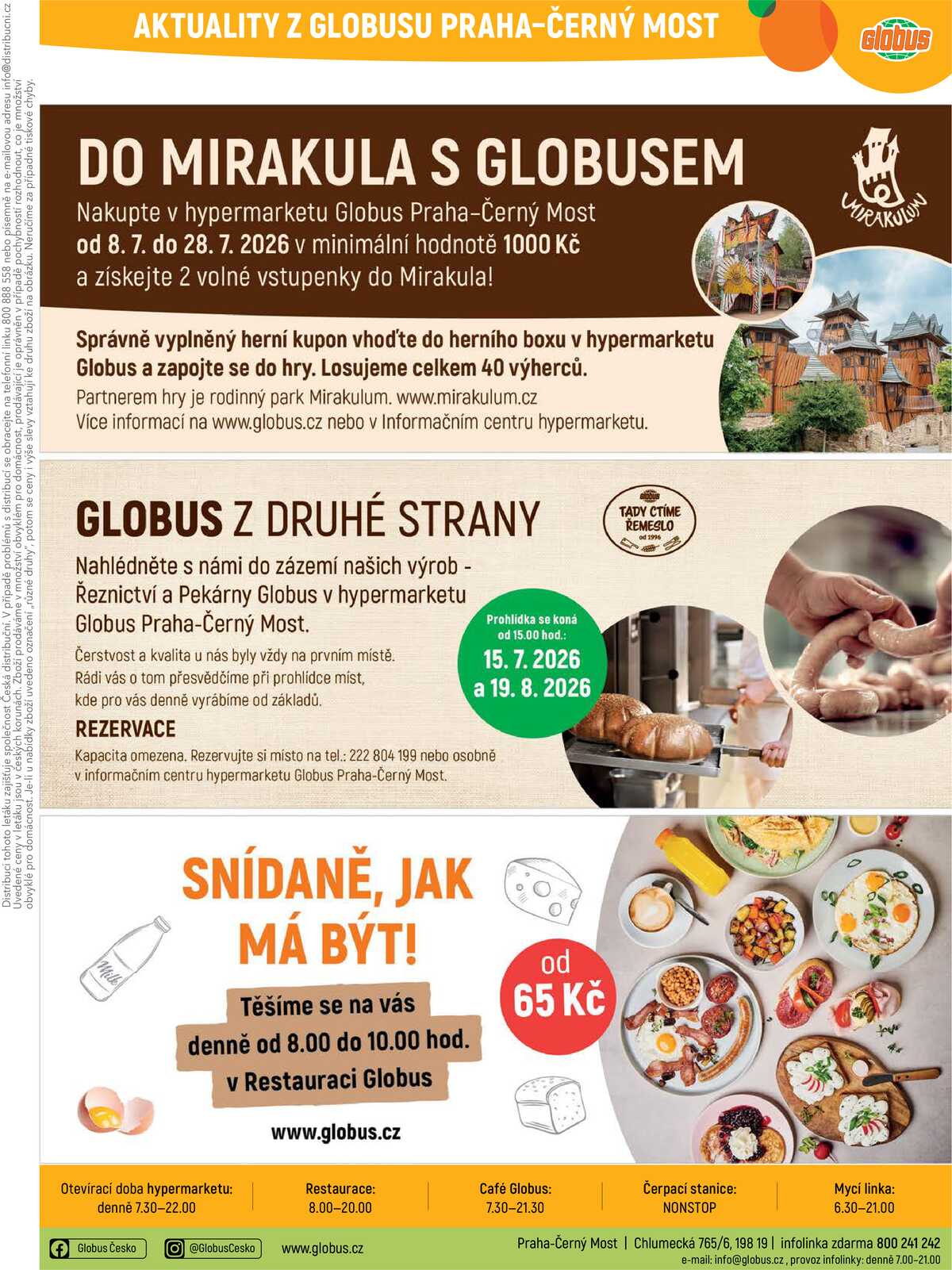 Akční leták Globus 15.7. - 21.7.2026 - Globus Praha - Centrum Černý Most strana 49