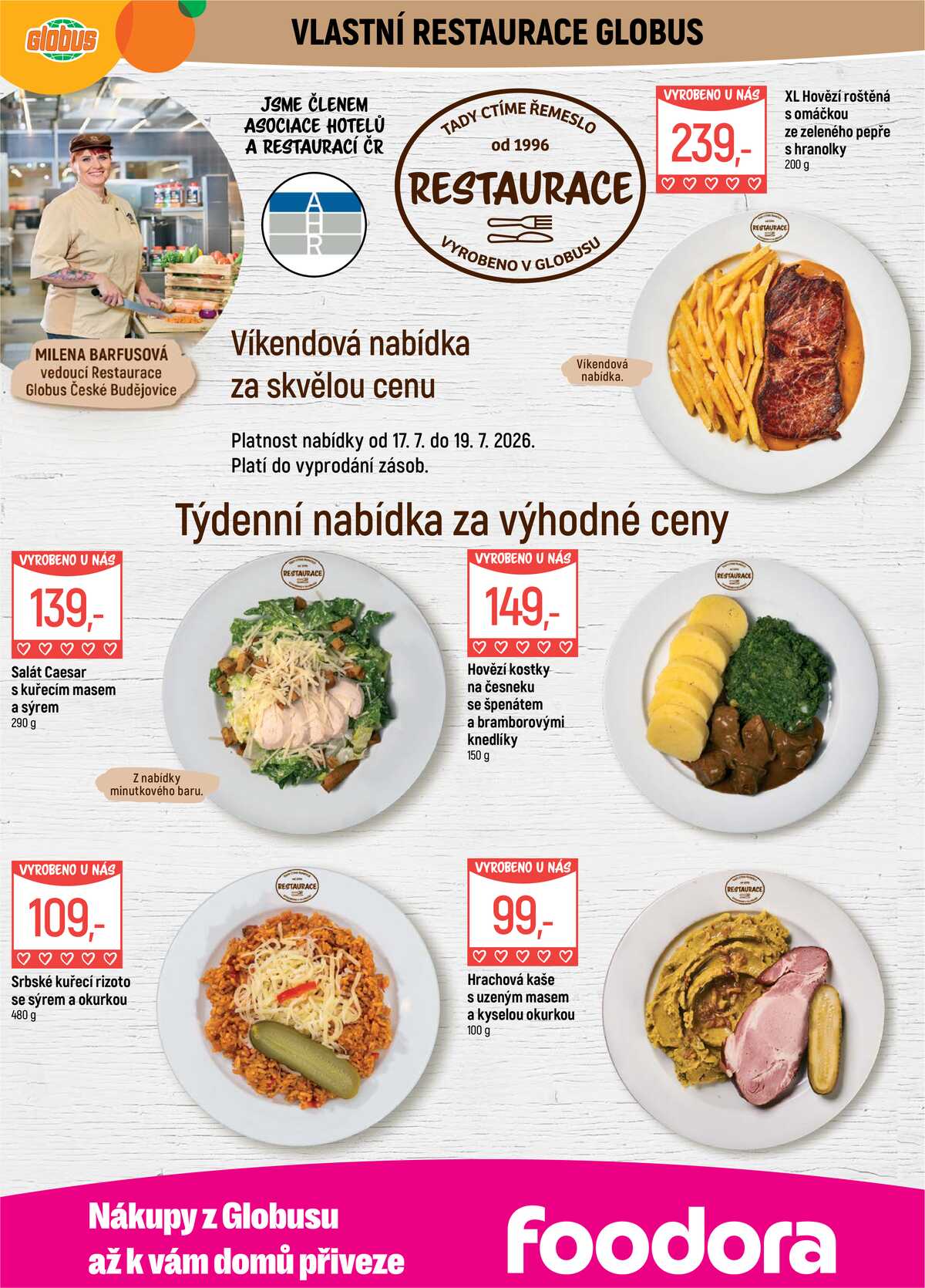 Akční leták Globus 15.7. - 21.7.2026 - Globus České Budějovice strana 7