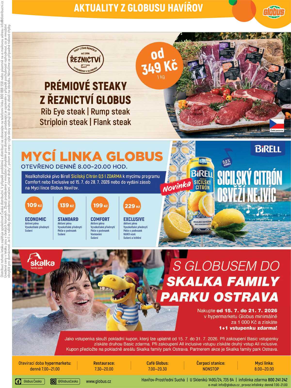 Akční leták Globus 15.7. - 21.7.2026 - Globus Havířov strana 49