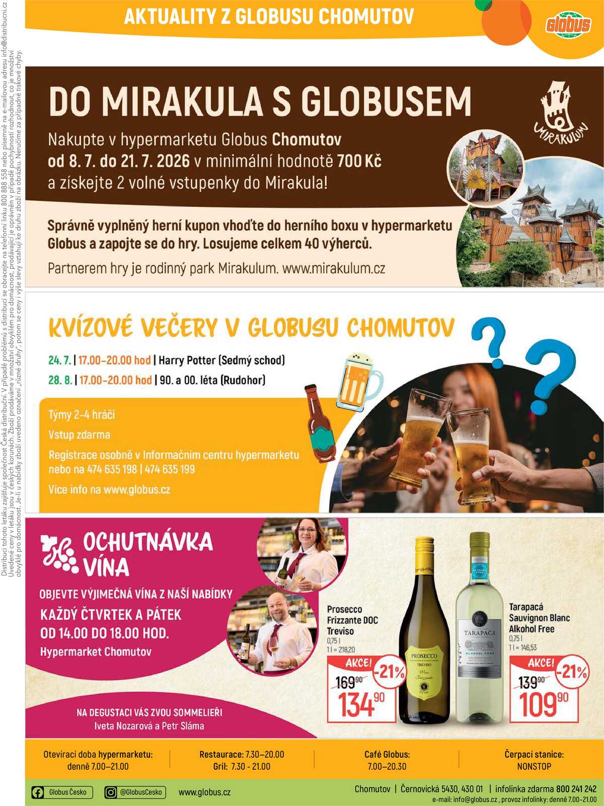 Akční leták Globus 15.7. - 21.7.2026 - Globus Chomutov strana 49