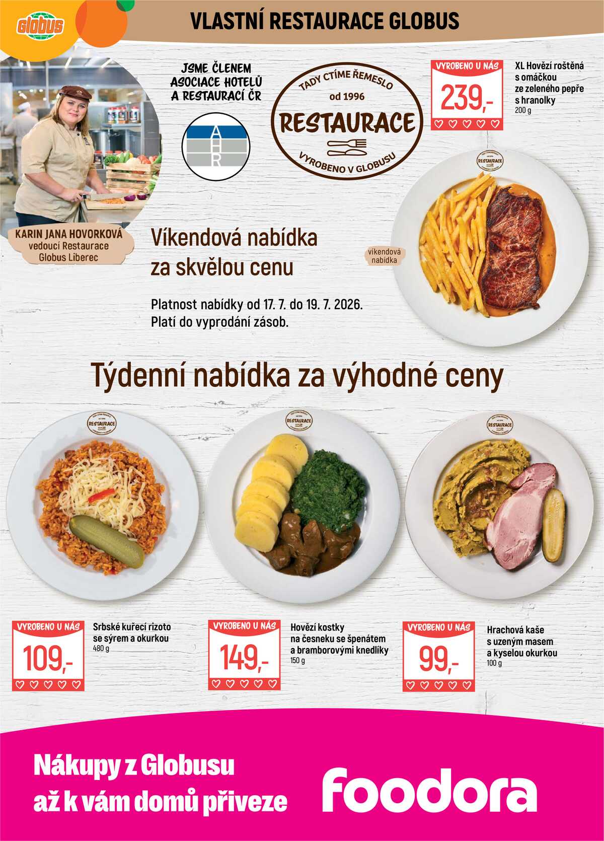 Akční leták Globus 15.7. - 21.7.2026 - Globus Liberec strana 7