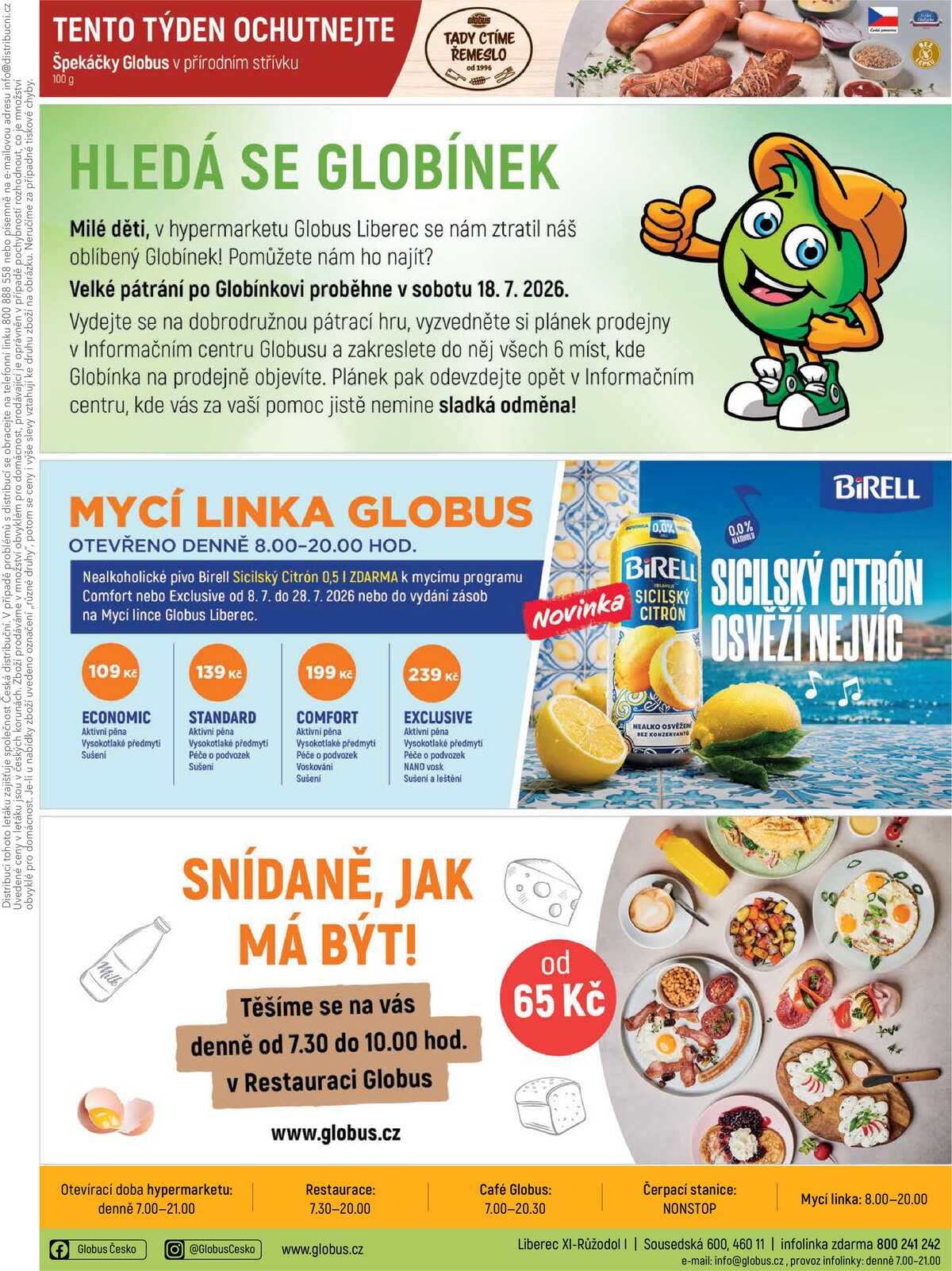 Akční leták Globus 15.7. - 21.7.2026 - Globus Liberec strana 49