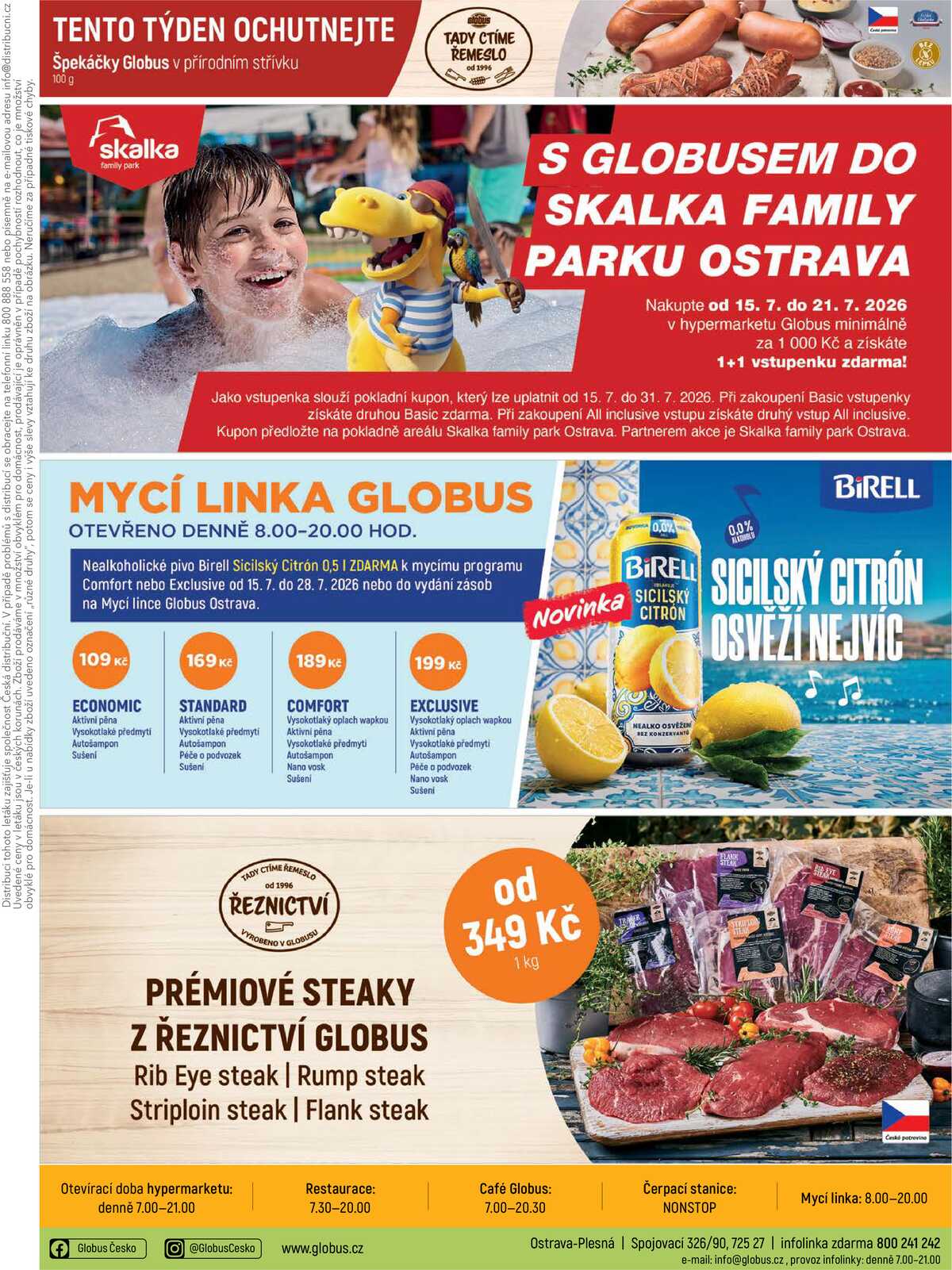 Akční leták Globus 15.7. - 21.7.2026 - Globus Ostrava strana 49