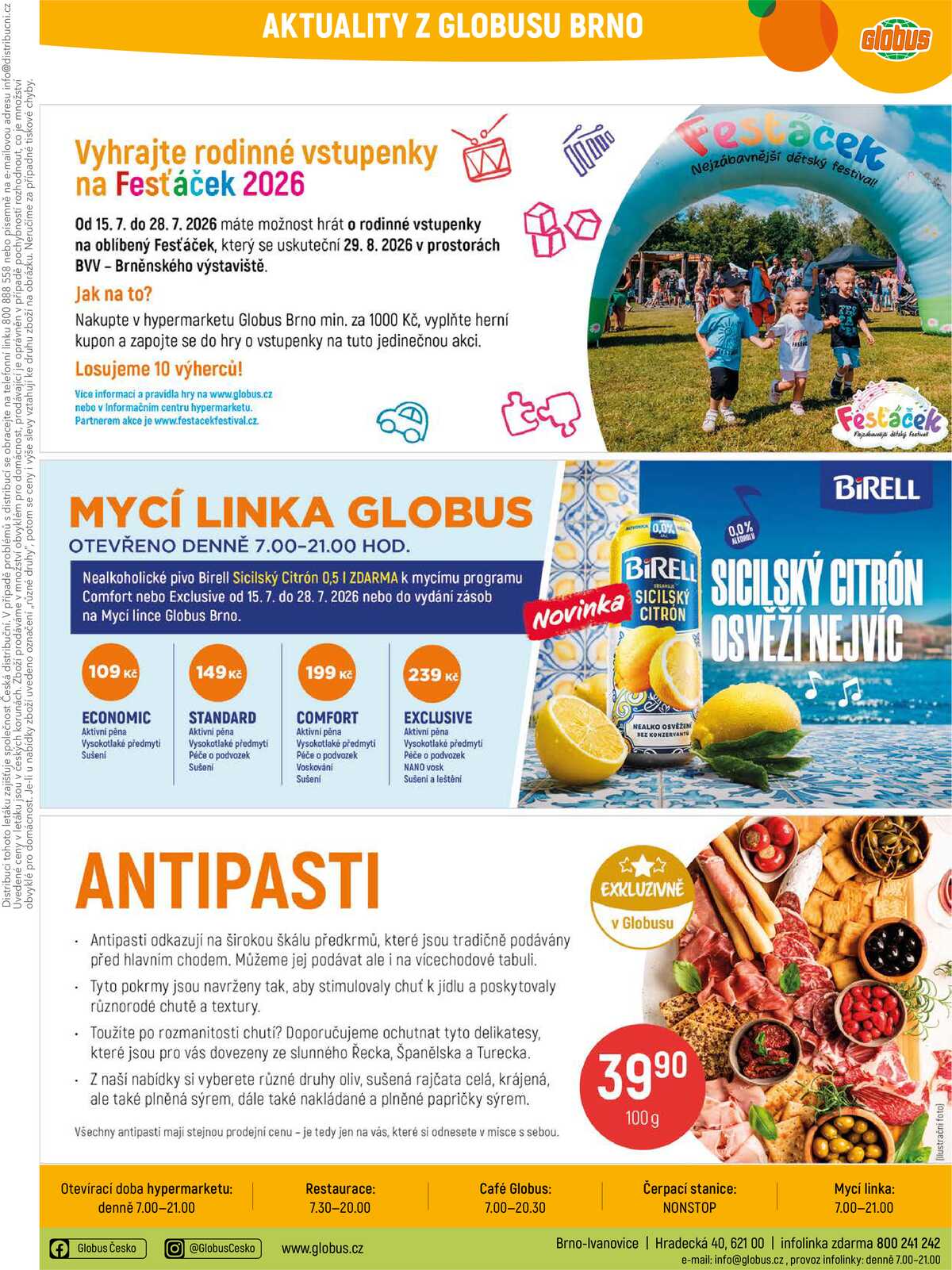 Akční leták Globus 15.7. - 21.7.2026 - Globus Brno Ivanovice strana 49