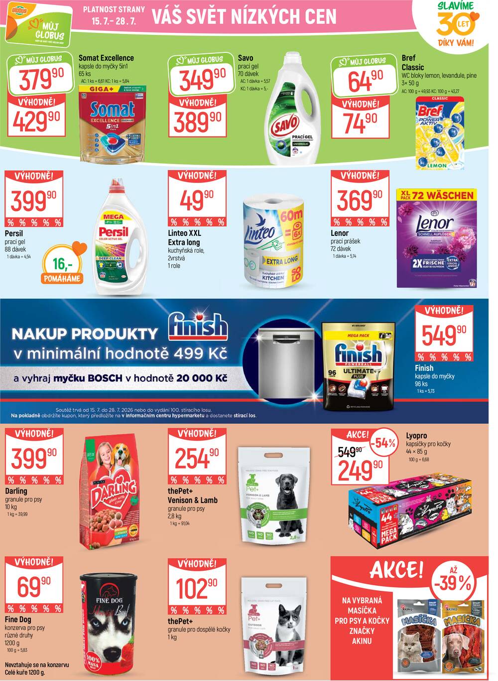 Akční leták Globus 15.7. - 21.7.2026 - Globus Praha - Štěrboholy