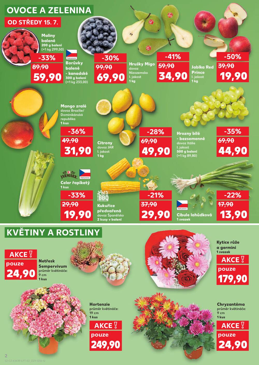 Leták Kaufland - Kaufland 15.7. - 21.7. - Kaufland - Louny - strana 2 Leták Kaufland - Kaufland 15.7. - 21.7. - Kaufland - Louny - strana 2